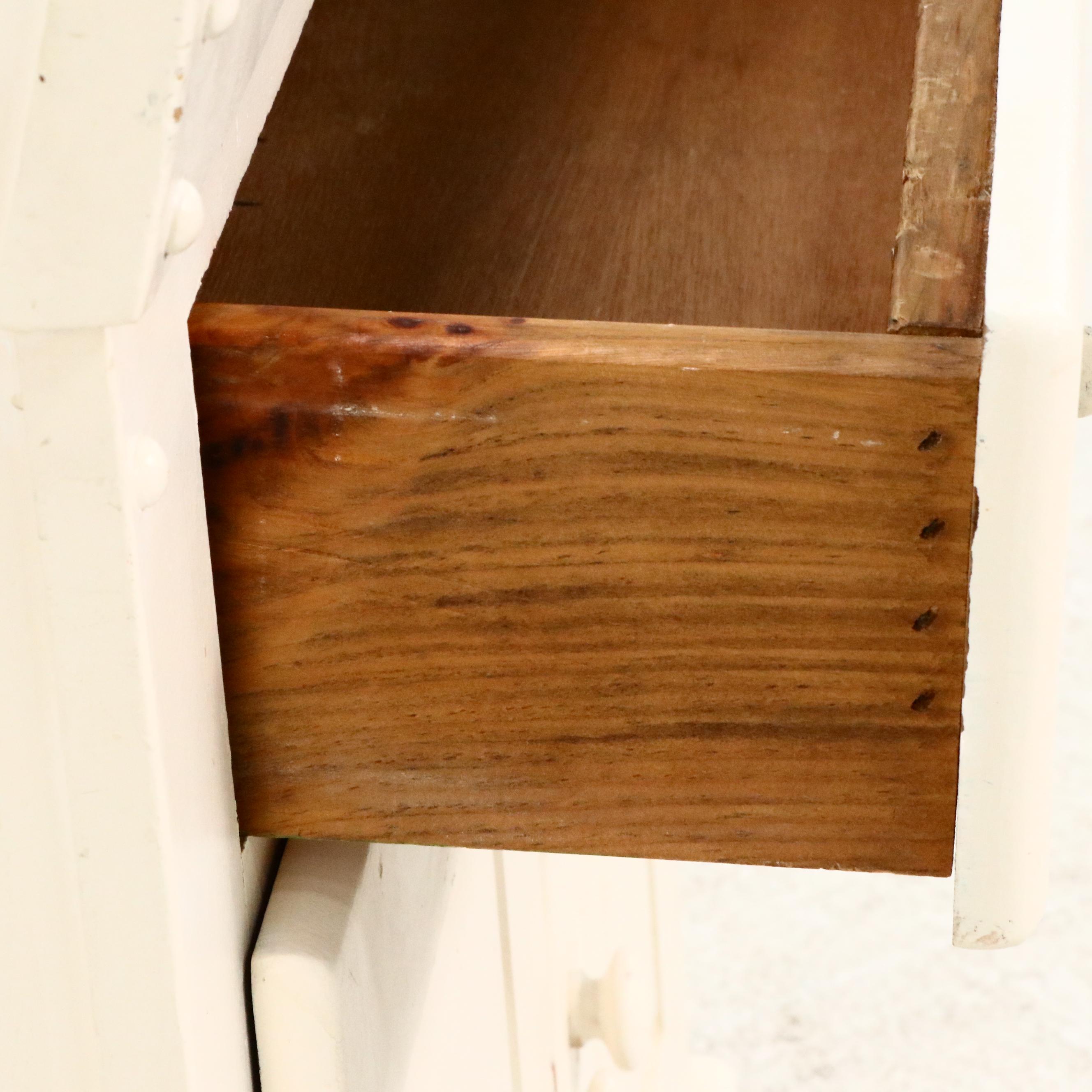 Early American Style Parcel-Painted Pine Washstand, 20th Century