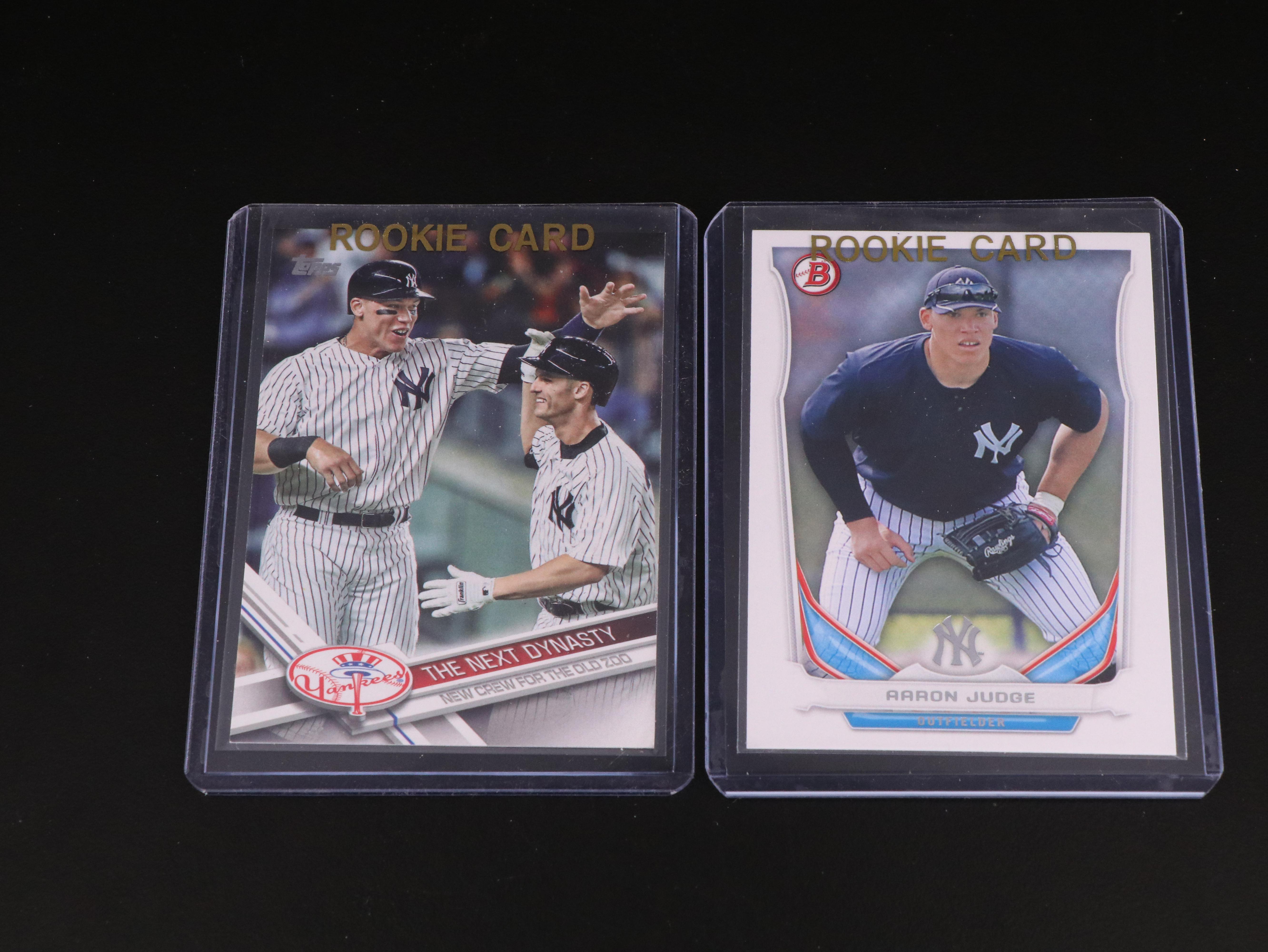 Aaron Judge Baseball Cards Featuring PSA Graded Rookie Performers and More
