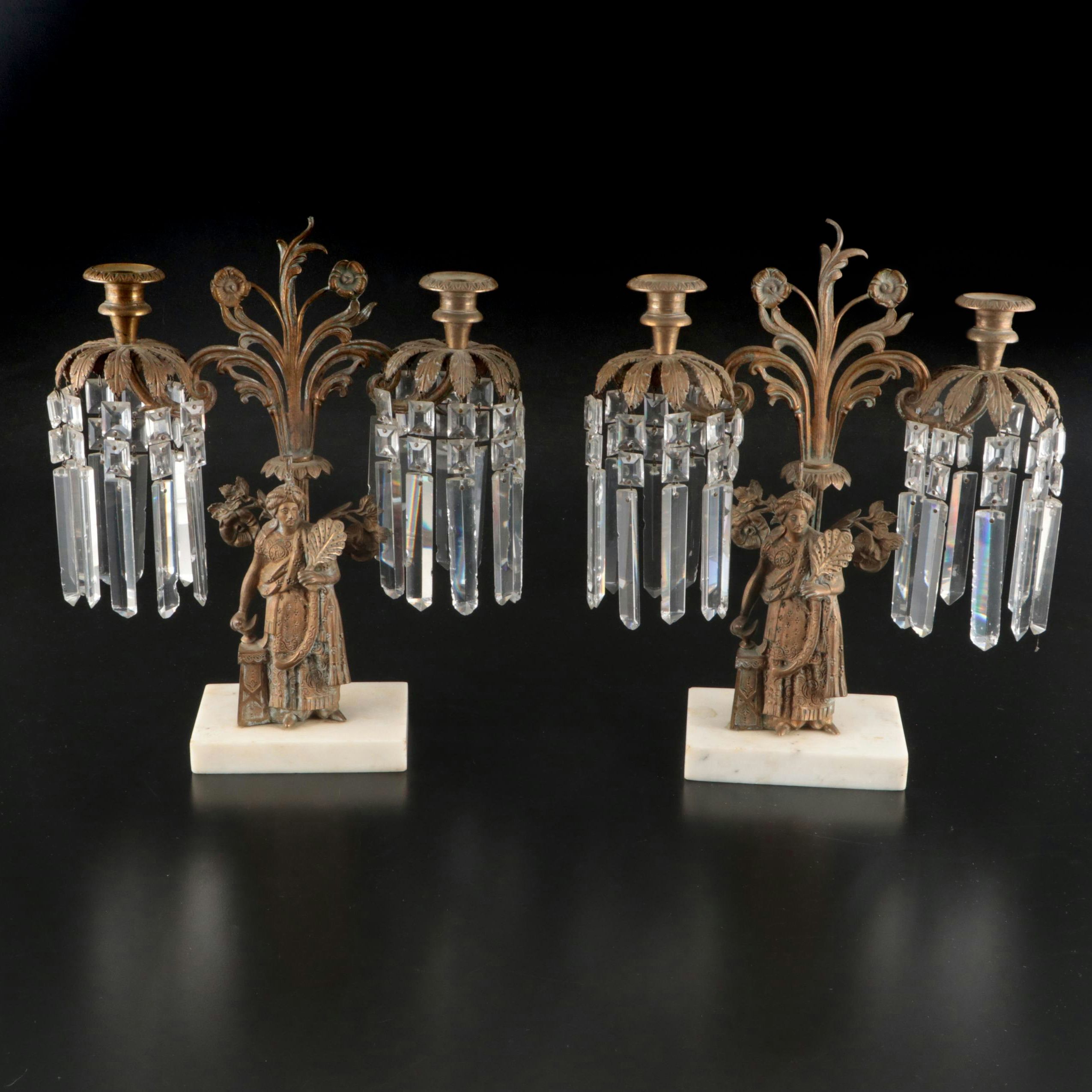 Mantel Garniture "Sultan" Pair of Girandoles