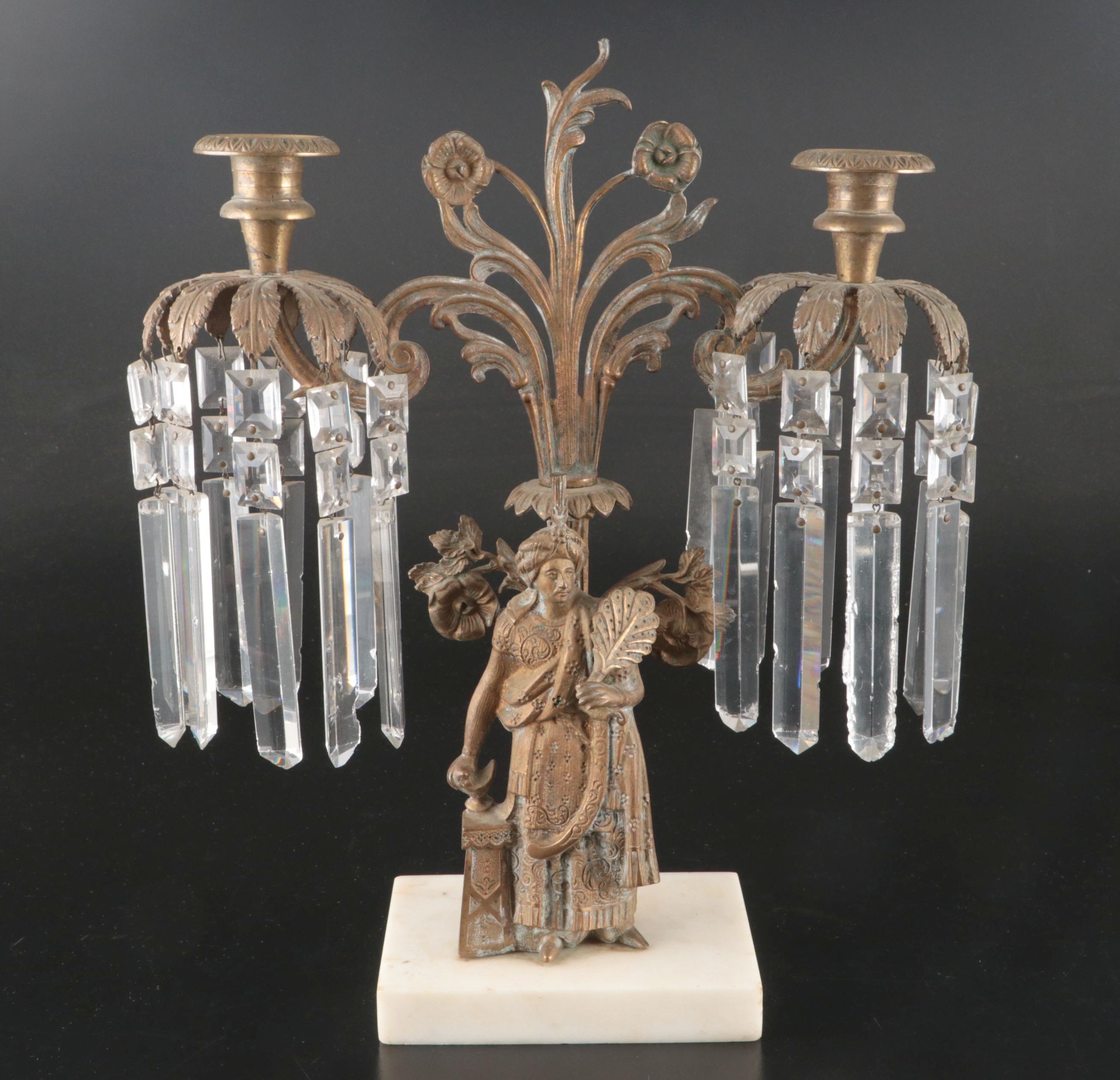 Mantel Garniture "Sultan" Pair of Girandoles