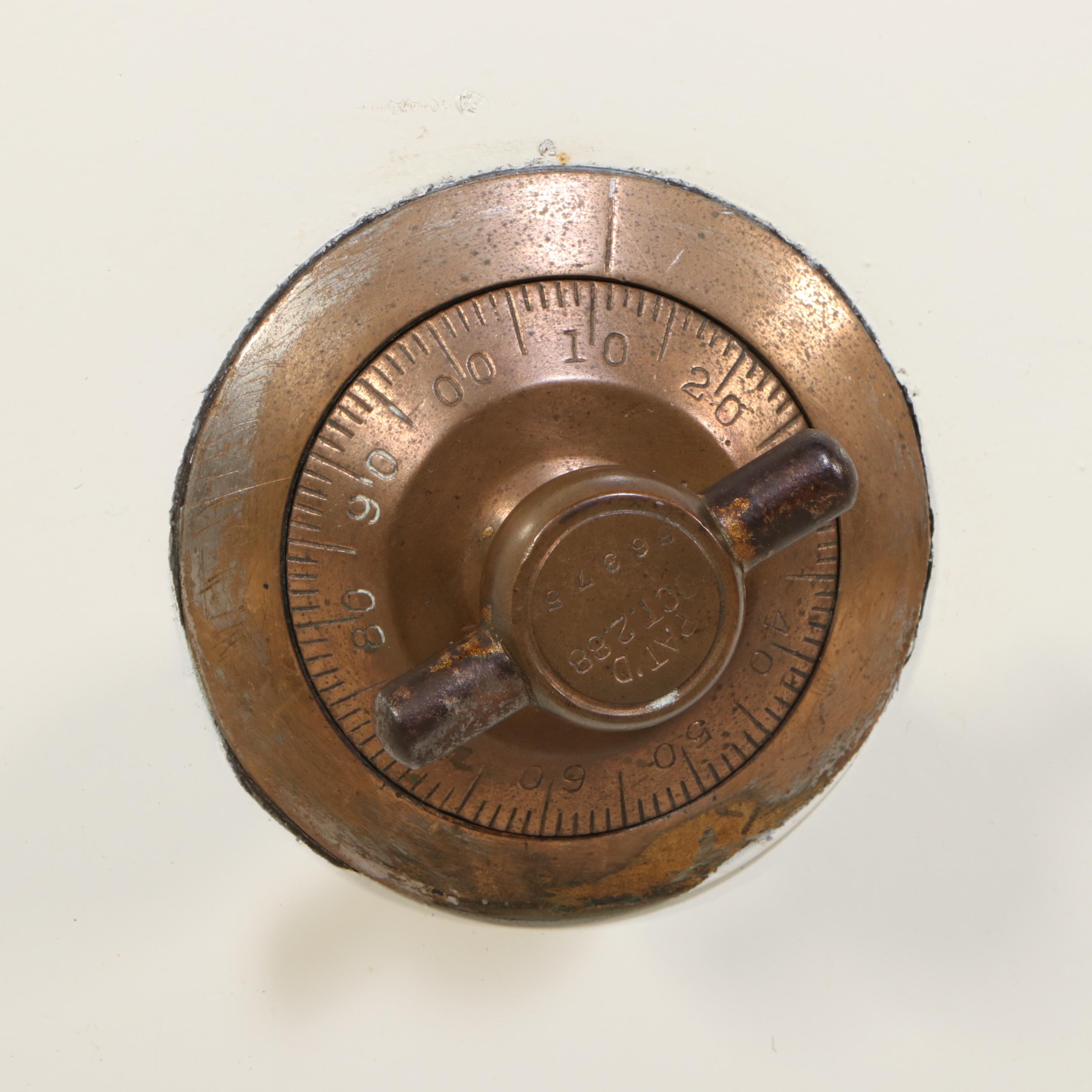 The Victor Safe & Lock Co. Late Victorian Painted Cast Iron Safe