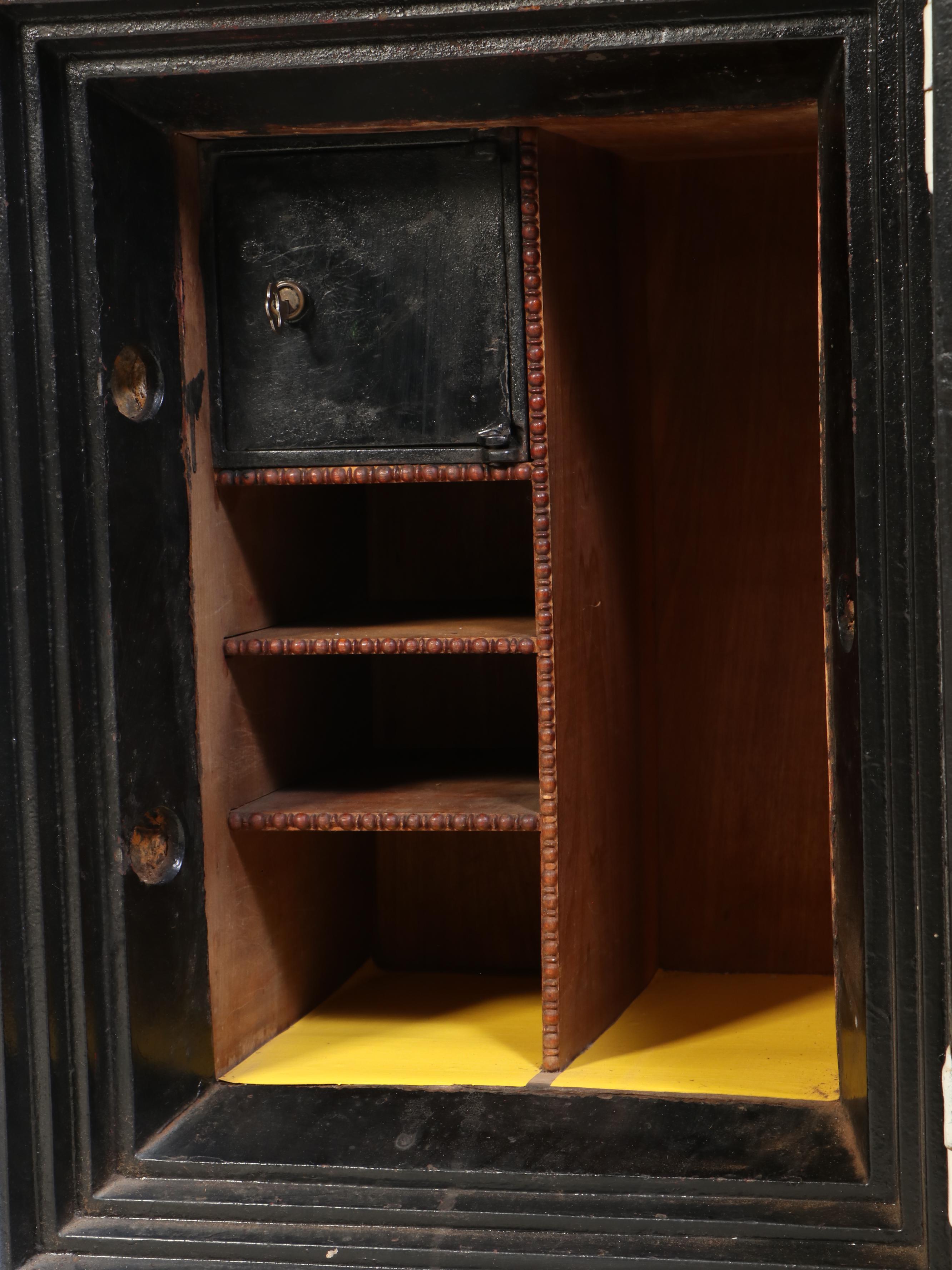 The Victor Safe & Lock Co. Late Victorian Painted Cast Iron Safe