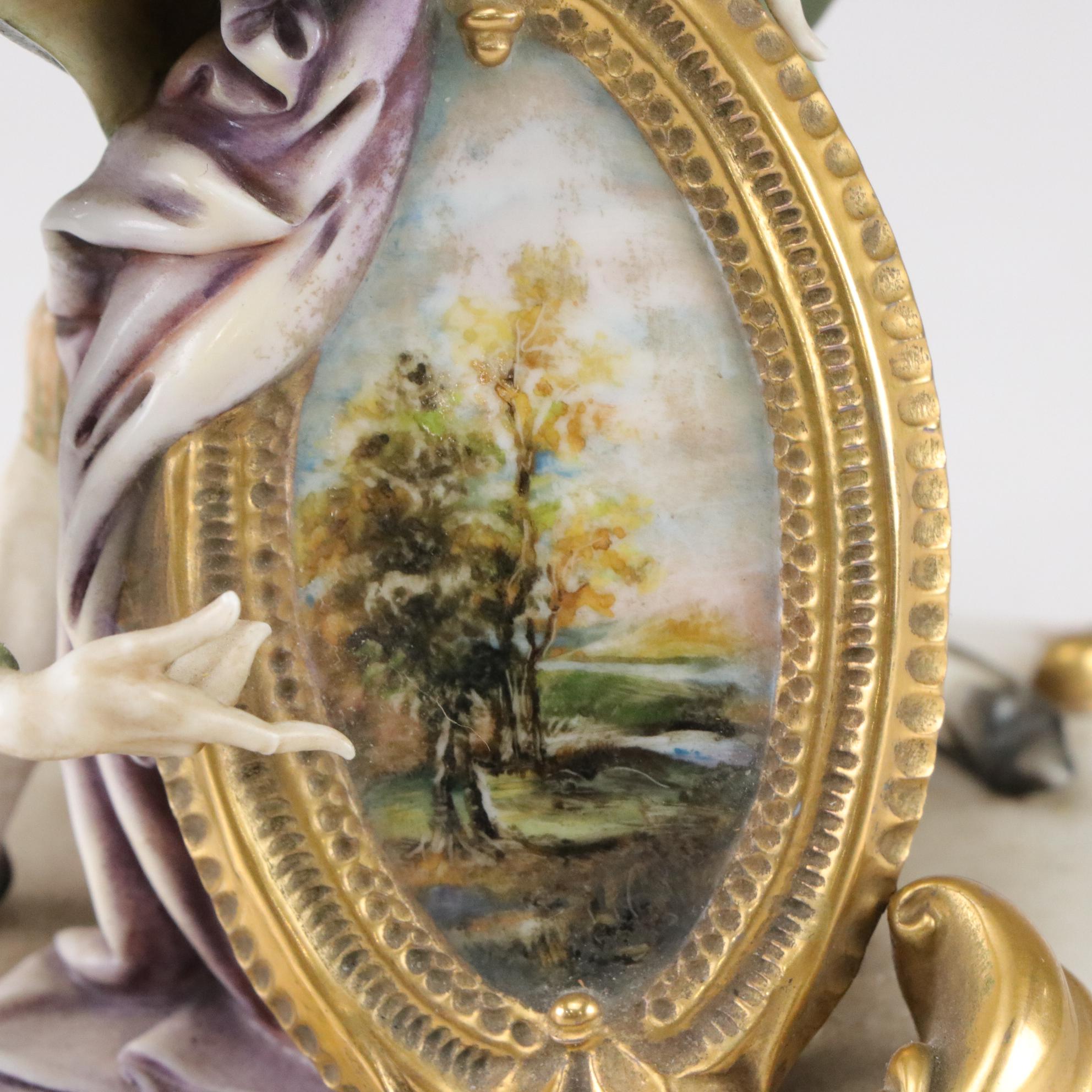 Hand-Painted Antonio Borsato "Antiquarian" Porcelain Figurine