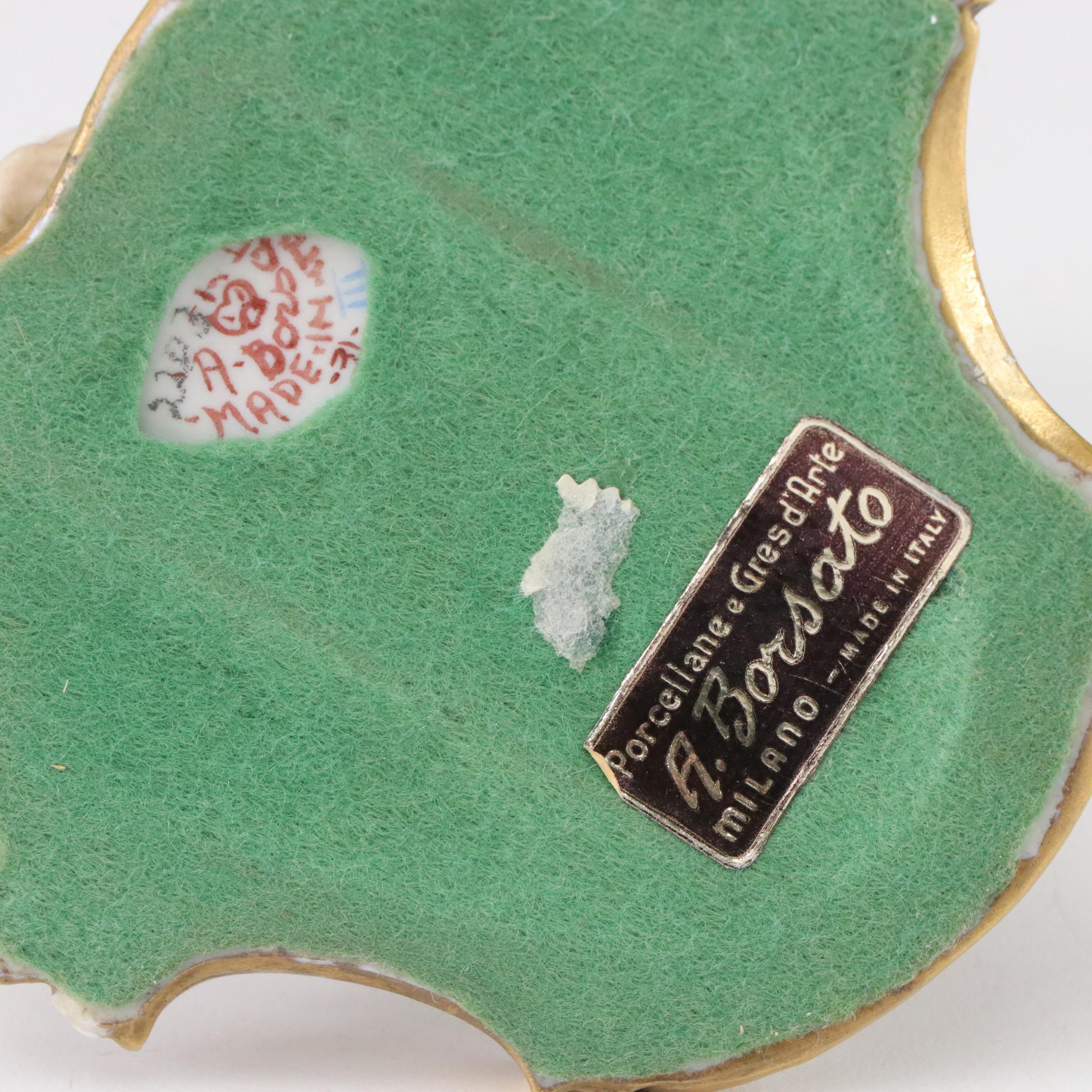 Hand-Painted Antonio Borsato "Antiquarian" Porcelain Figurine