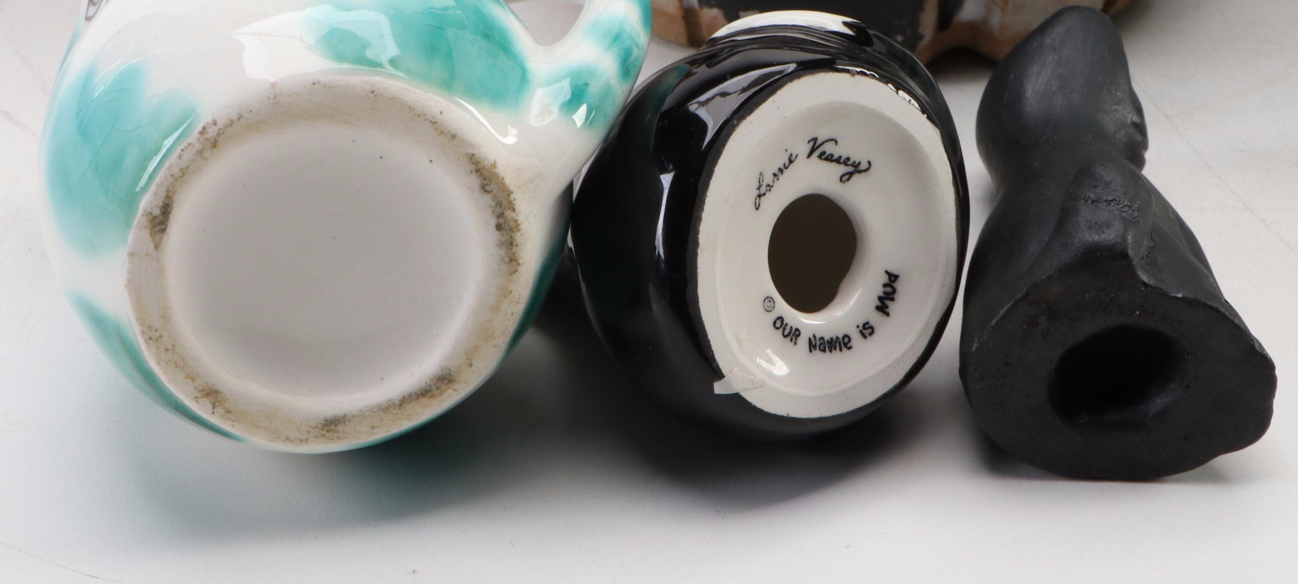 Ceramic Cat Shaped Tea for One Sets with Other Figurines and Decor