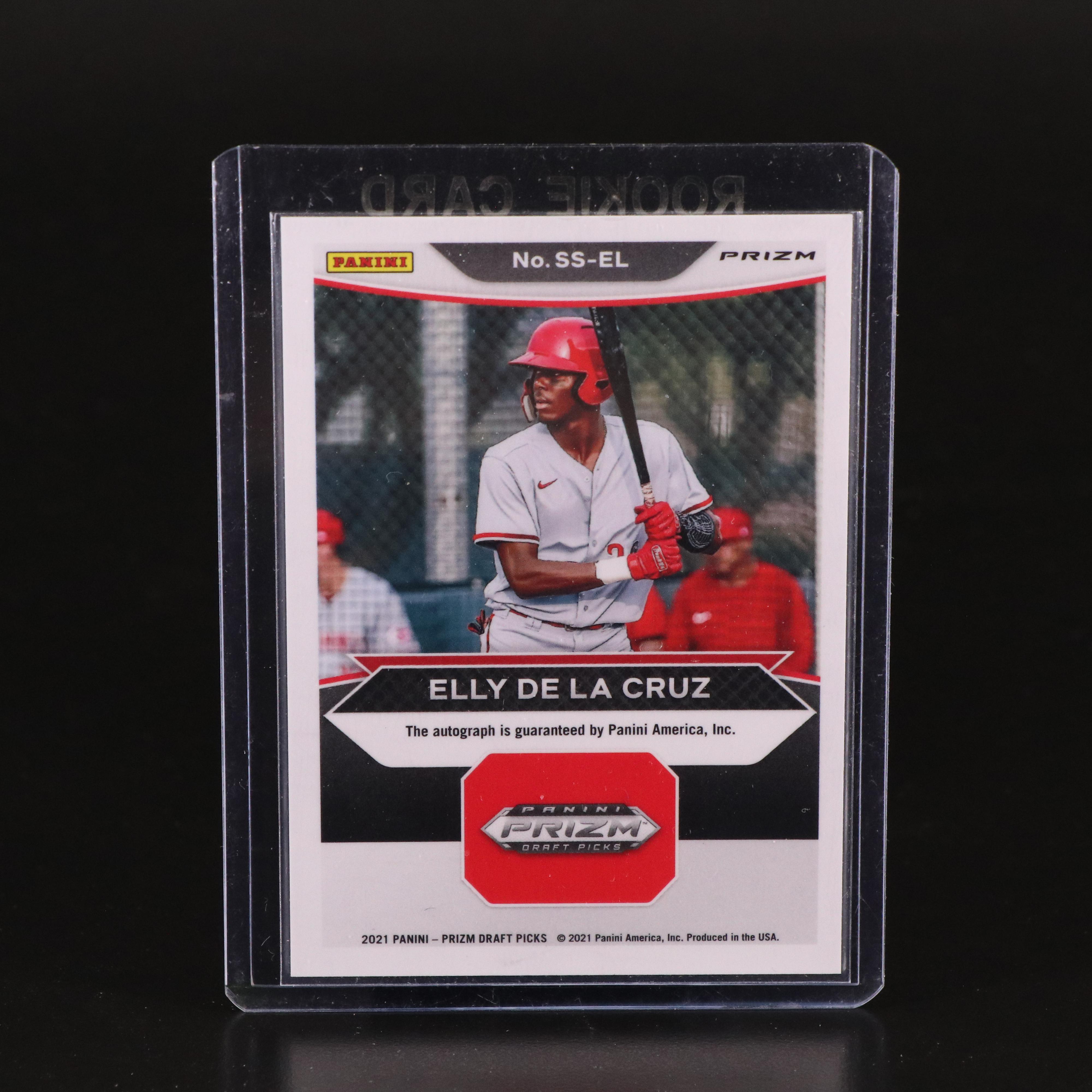 Elly De La Cruz Signed, Bowman 1st, Graded, Rookie, and Prospect Baseball Cards