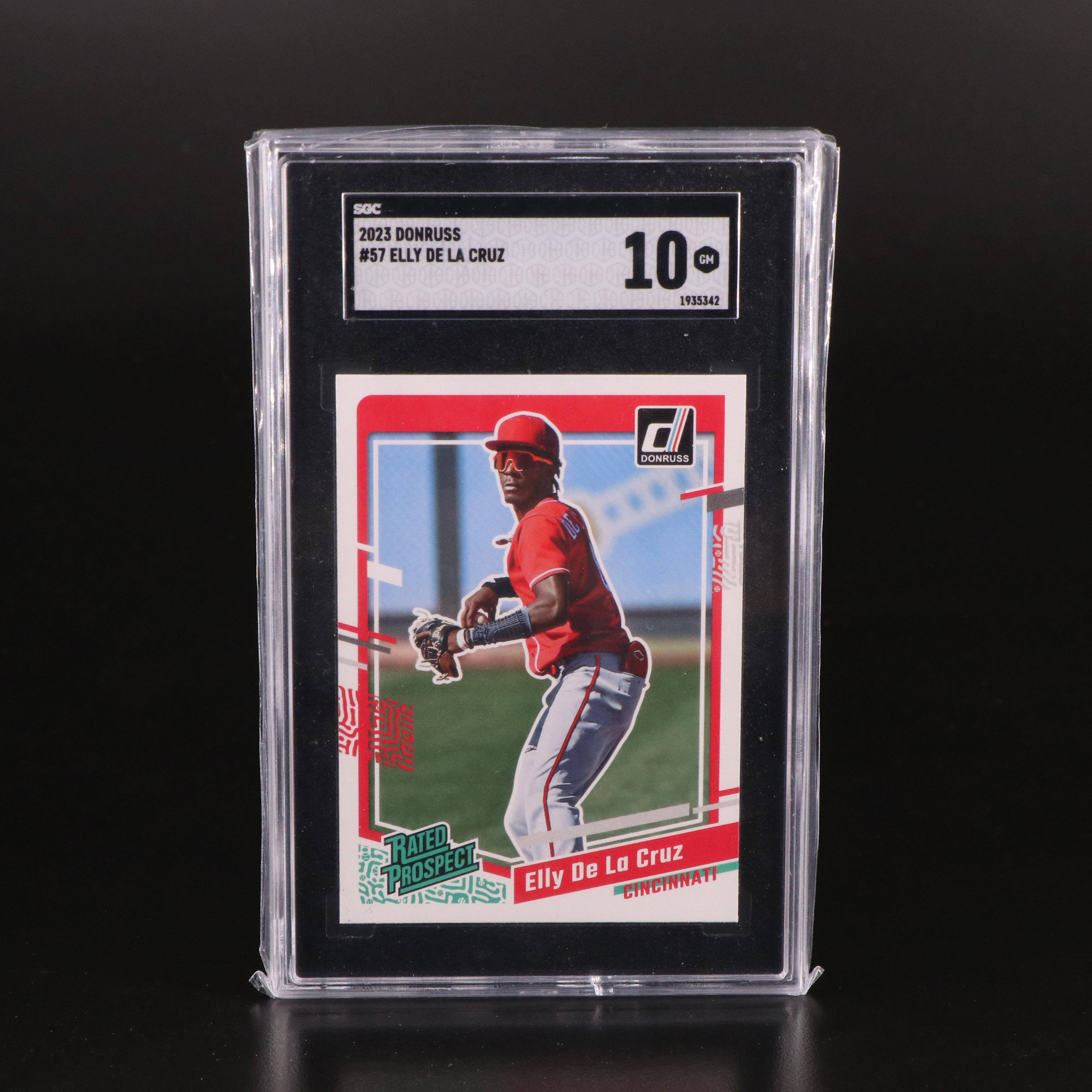 Elly De La Cruz Signed, Bowman 1st, Graded, Rookie, and Prospect Baseball Cards