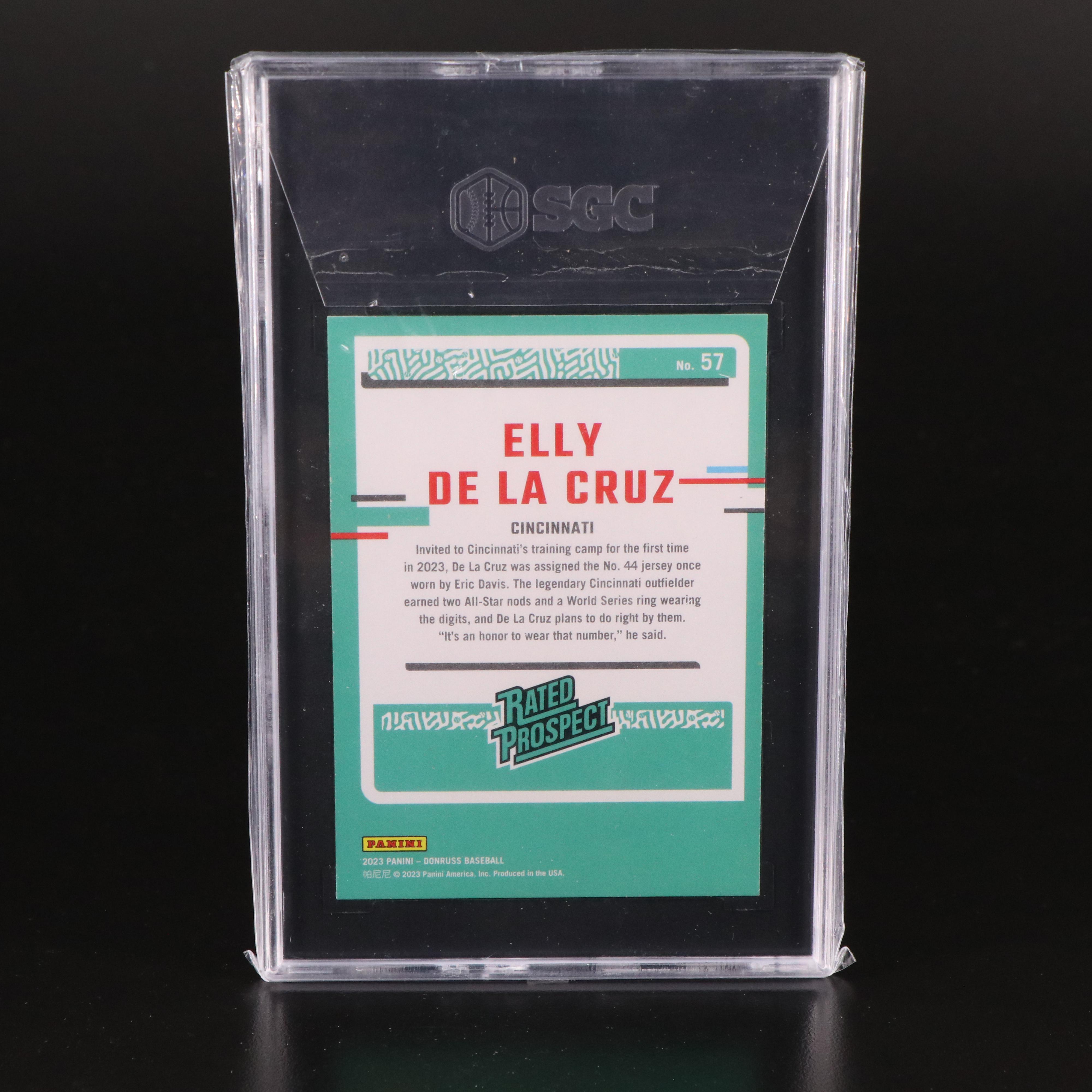 Elly De La Cruz Signed, Bowman 1st, Graded, Rookie, and Prospect Baseball Cards