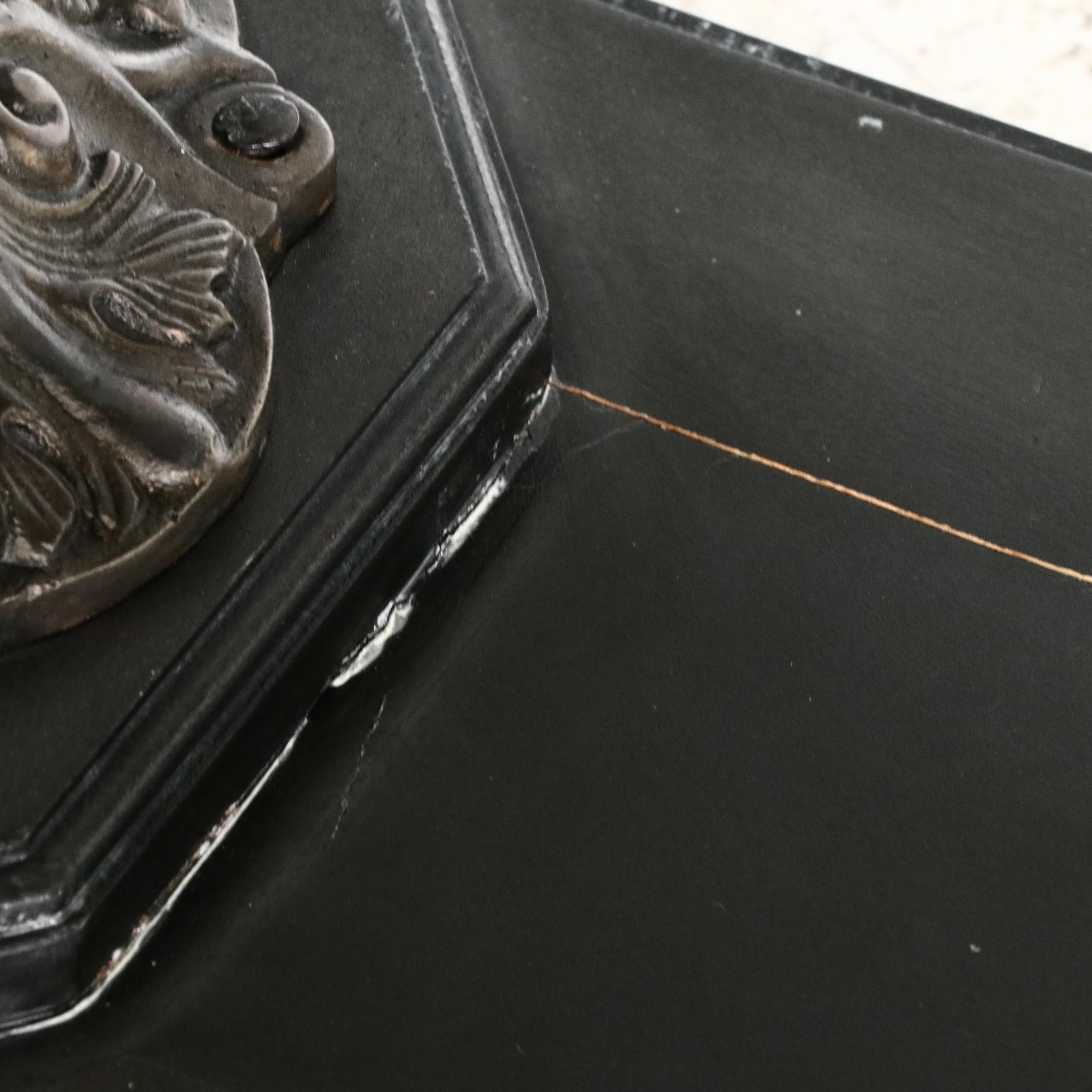 Restoration Hardware "19th C. French Zinc and Cast Iron" Console Table