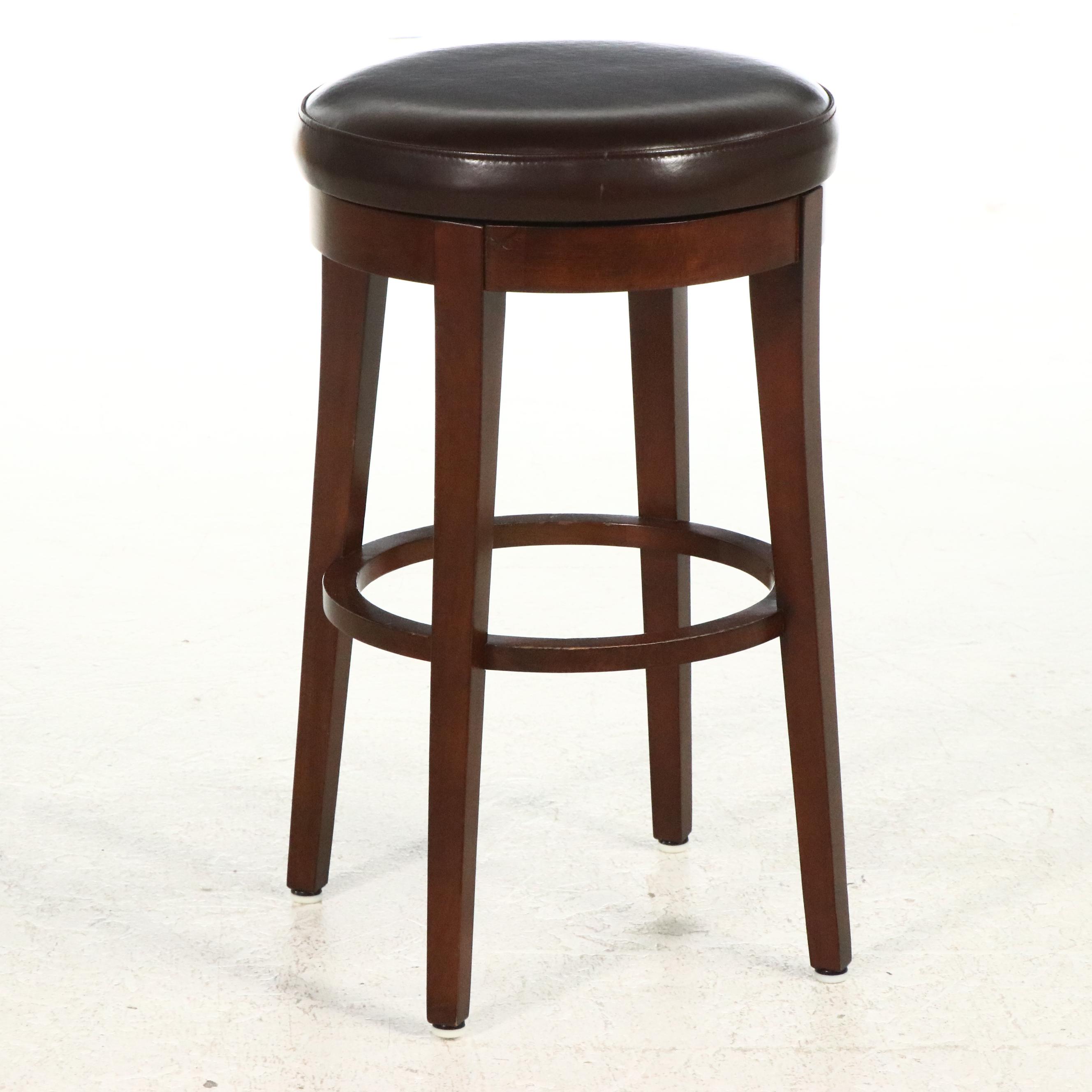 Pair of Pottery Barn Swivel Stools