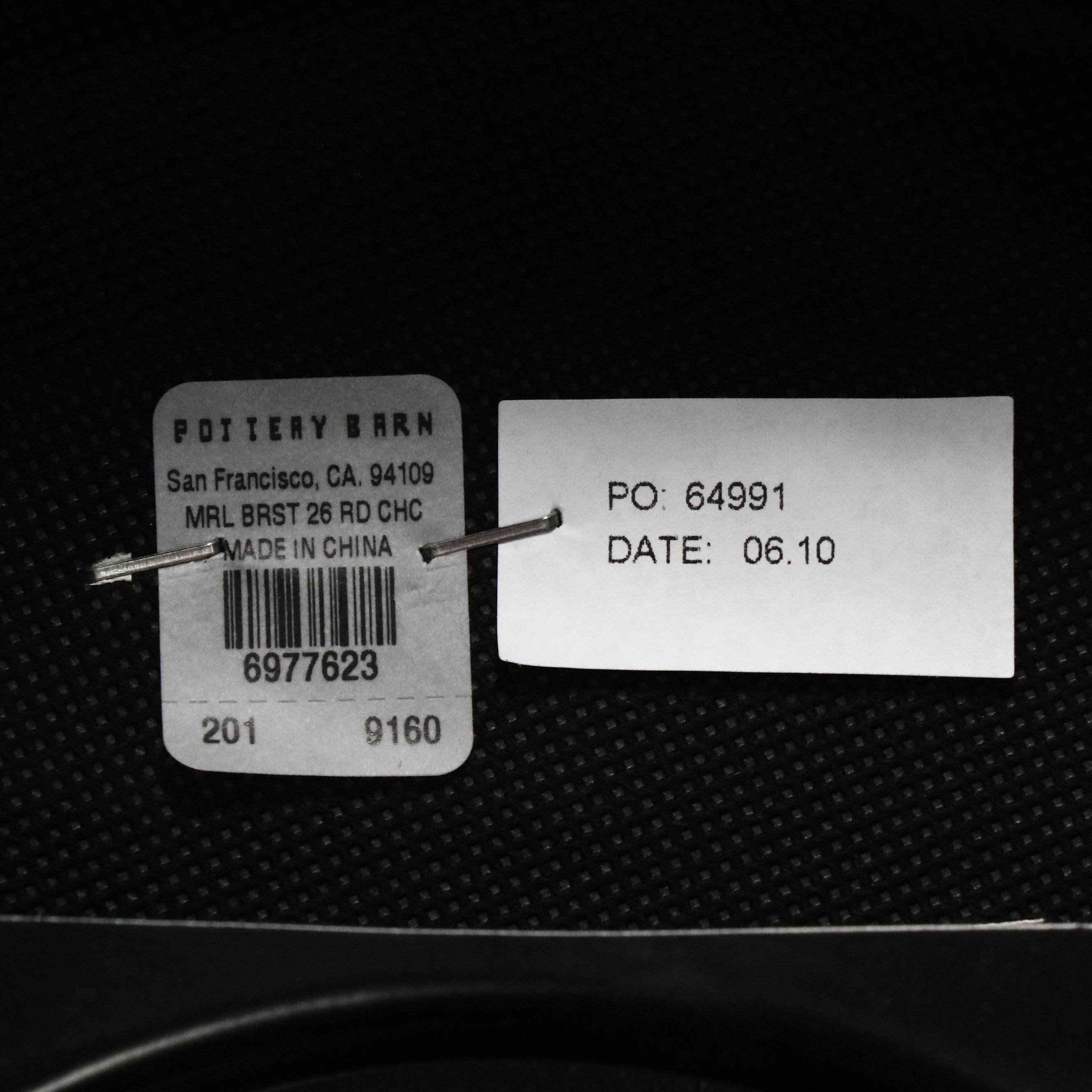 Pair of Pottery Barn Swivel Stools