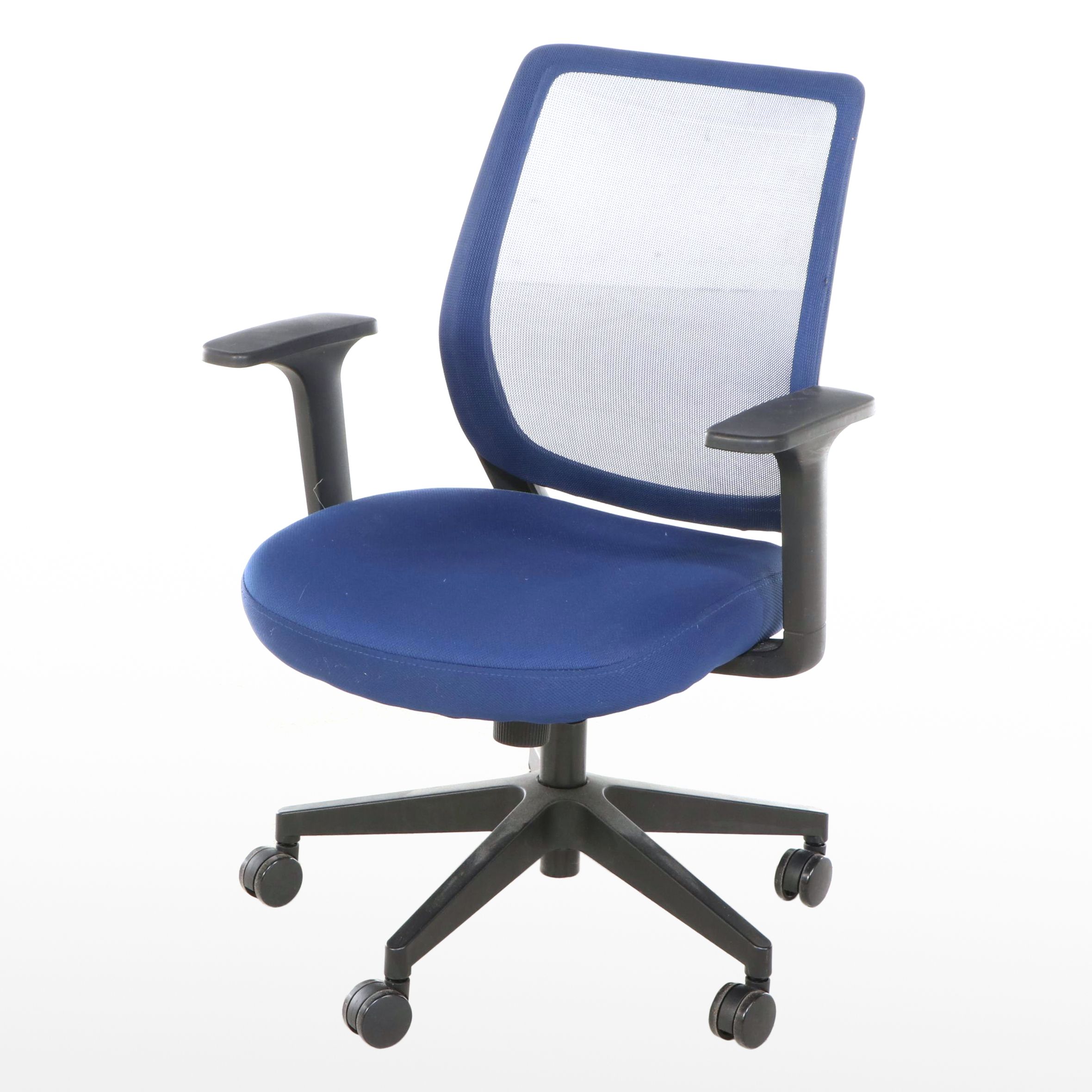 Worklife Brands Blue Mesh Upholstered Office Chair