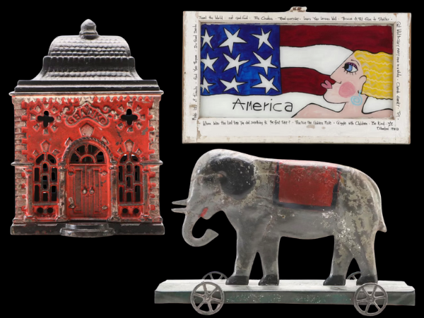 The Collector’s Cabinet: Antiques, Folk Art, Rare Still Banks & Vintage Toys from a Remarkable Collection