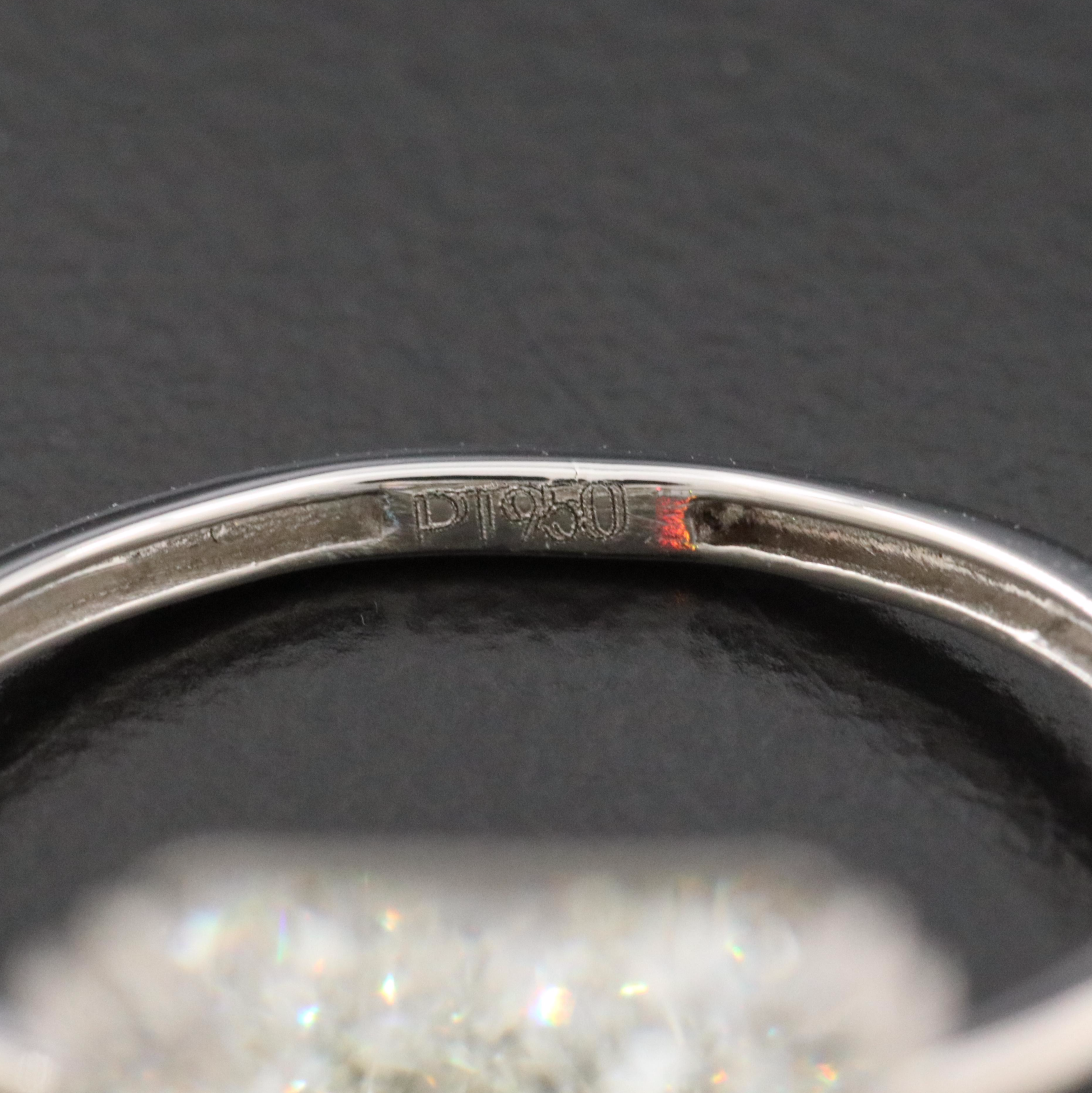 Platinum 10.16 CT Lab Grown Diamond Ring with IGI Report