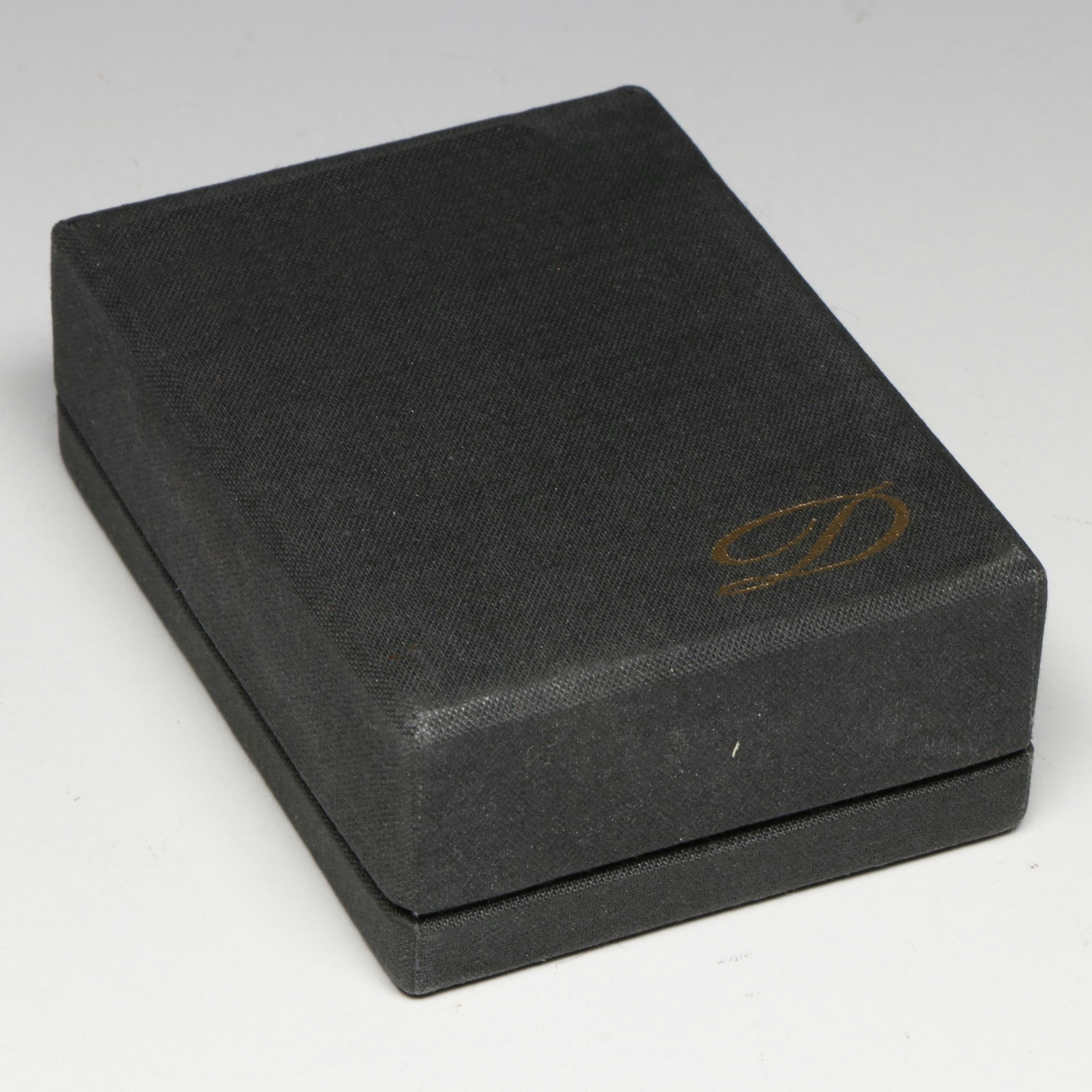 S.T. Dupont Gold Plated Lighter with Presentation Box