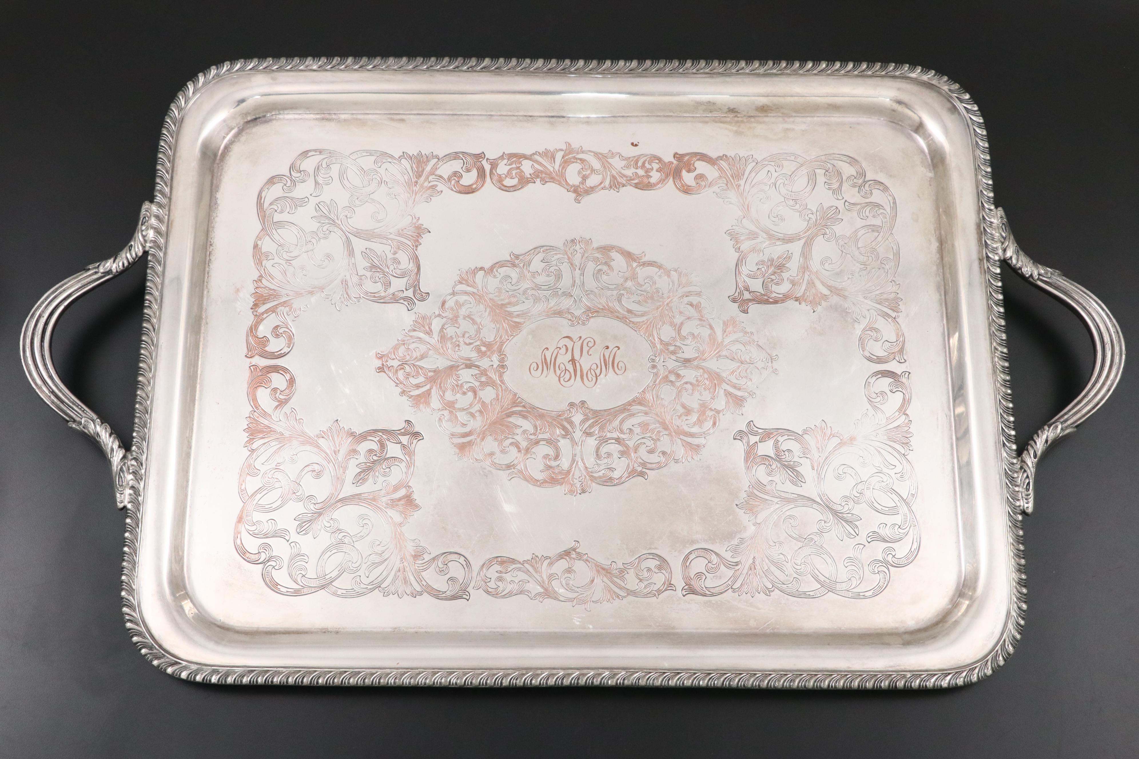 Friedman Silver Co. Silver Plate Coffee and Tea Service