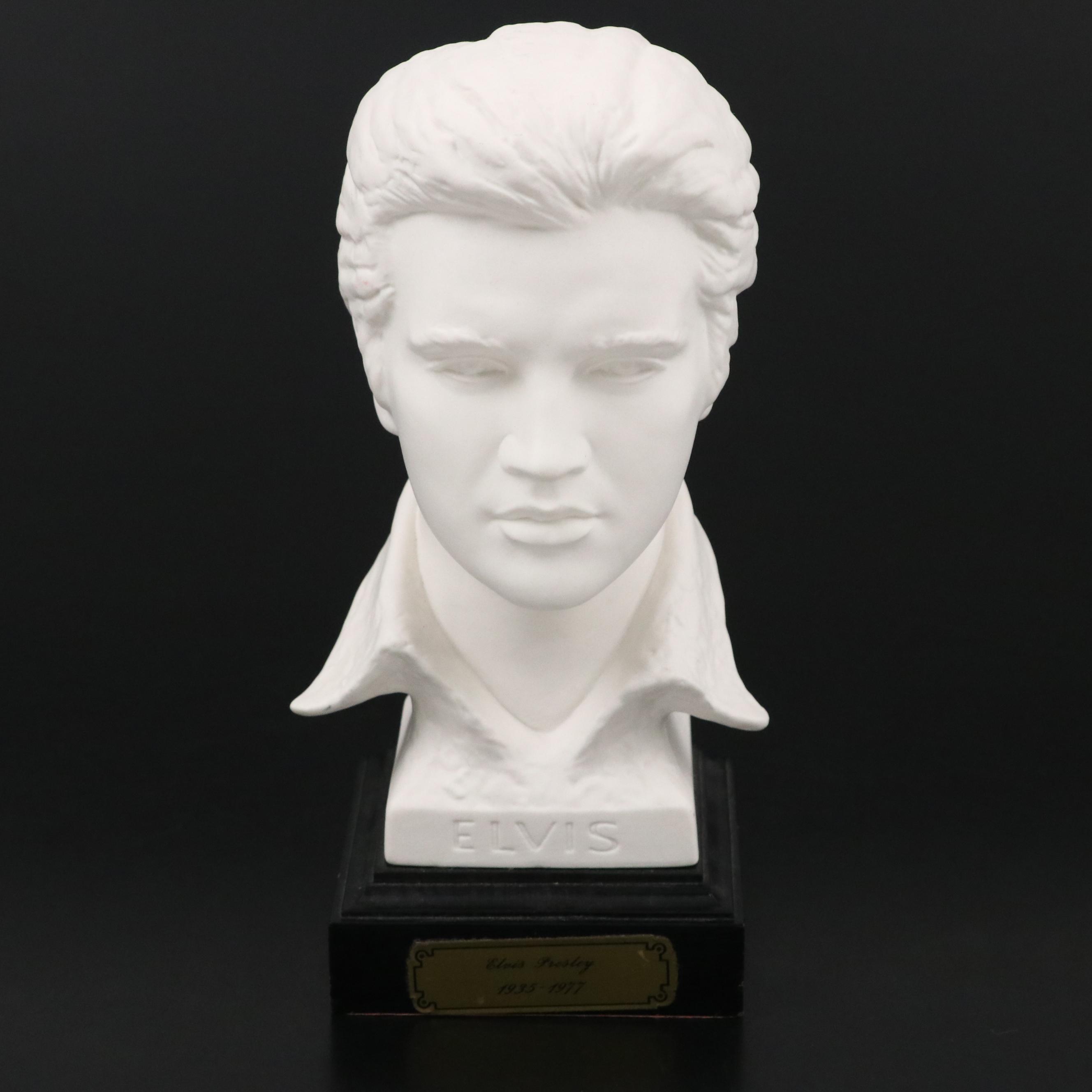 Goebel "Elvis Presley 1935 - 1977" Porcelain Bust, Late 20th Century