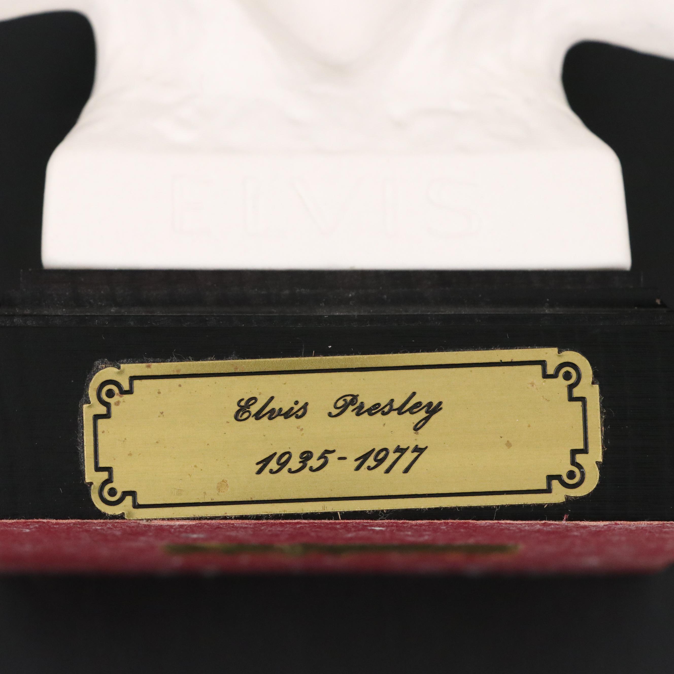 Goebel "Elvis Presley 1935 - 1977" Porcelain Bust, Late 20th Century