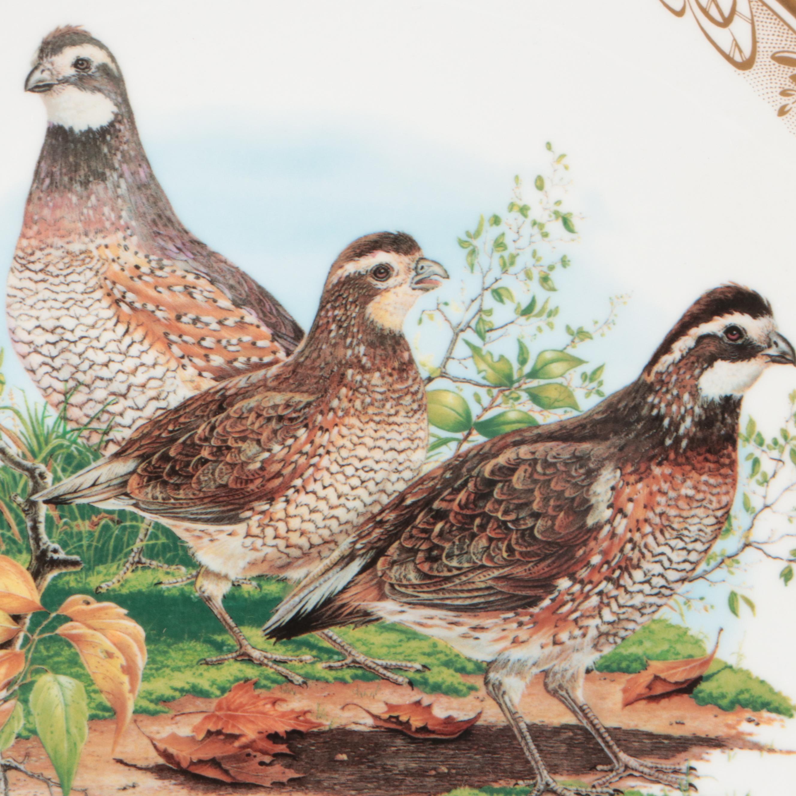 J&C and Other Porcelain Tableware with Boehm Bird Collector Plates