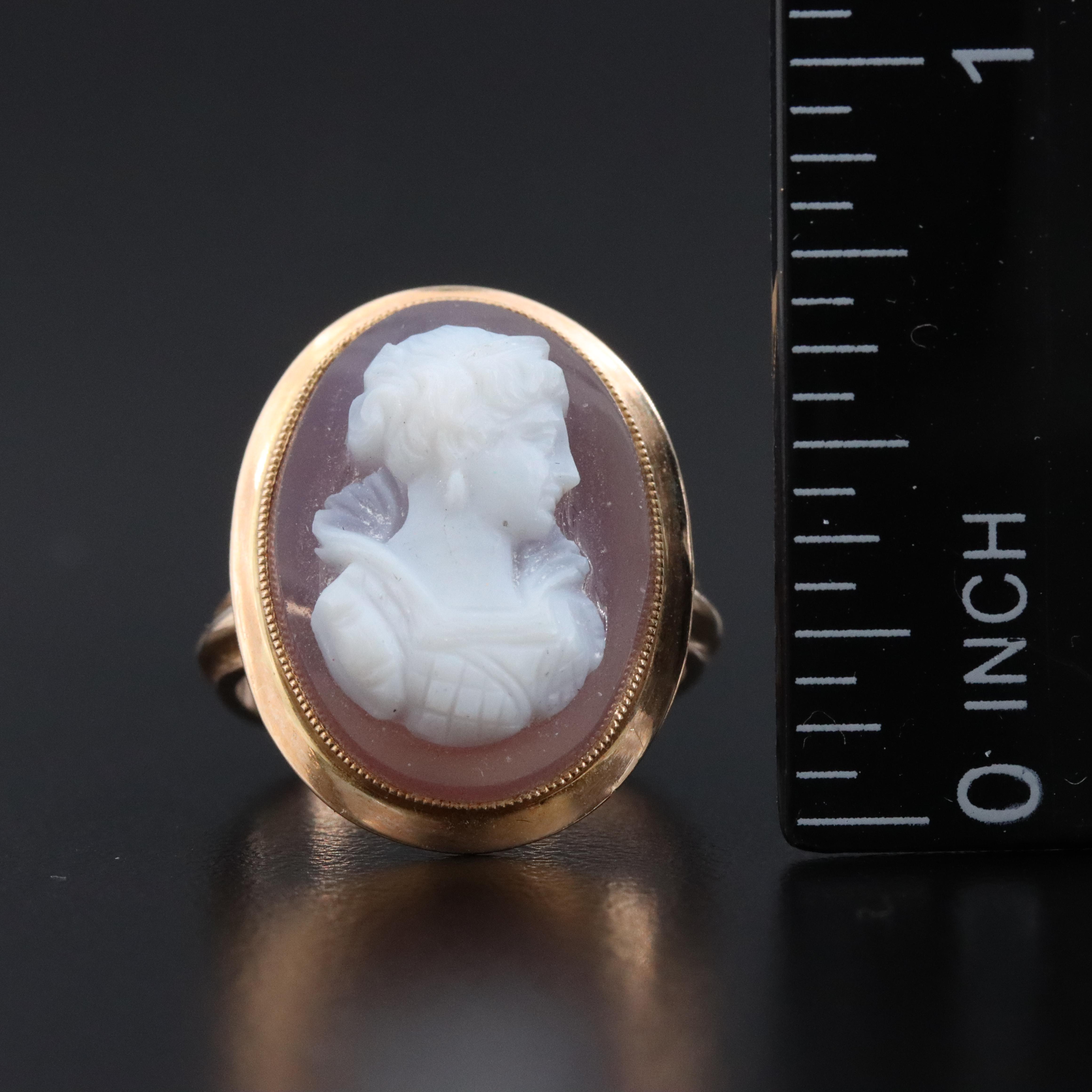 Budlong Docherty & Armstrong Inc. 10K Sardonyx Cameo Ring