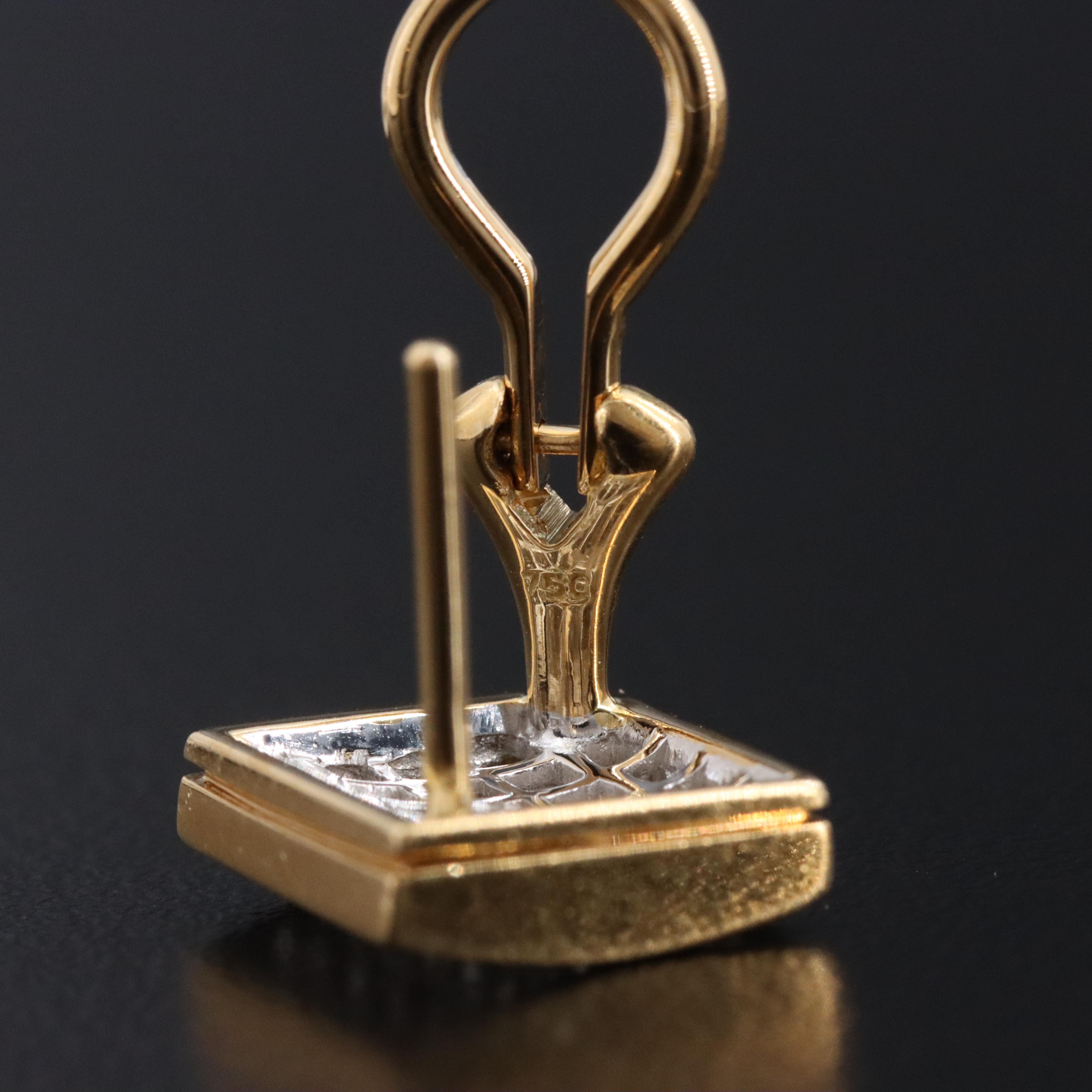 18K 2.00 CTW Diamond Earrings