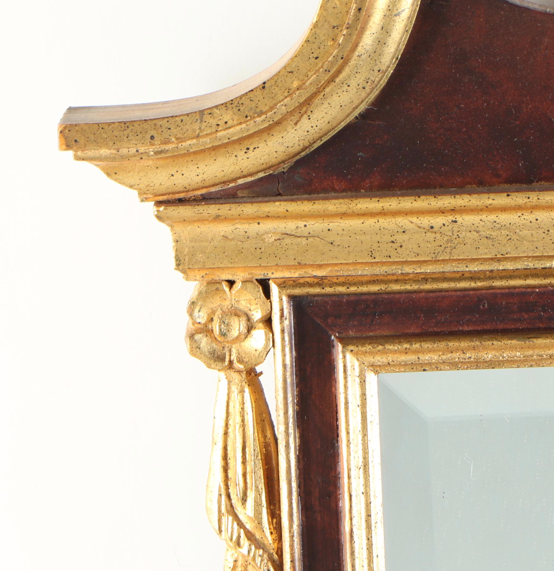 La Barge Giltwood Hanging Wall Mirror