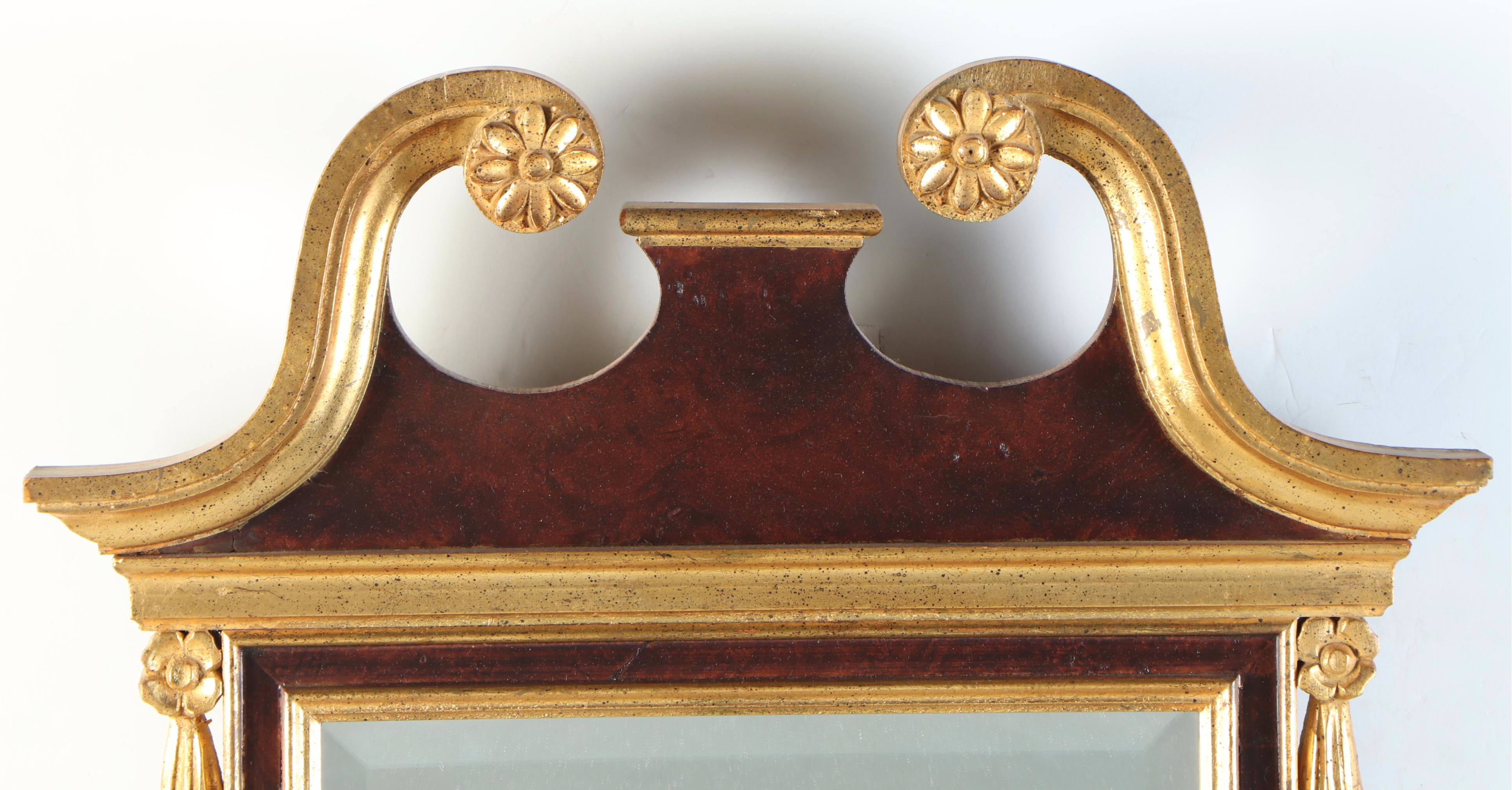 La Barge Giltwood Hanging Wall Mirror