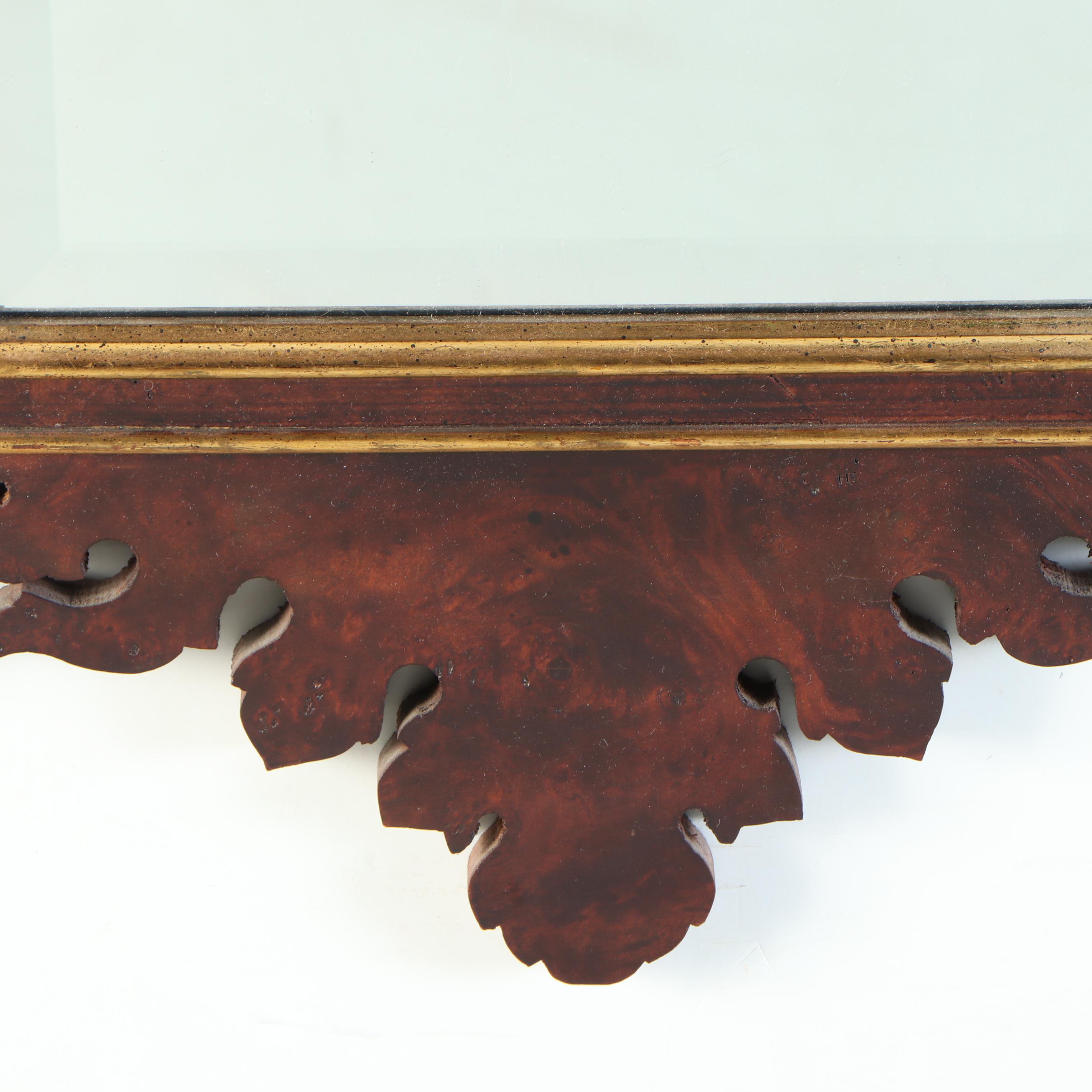 La Barge Giltwood Hanging Wall Mirror