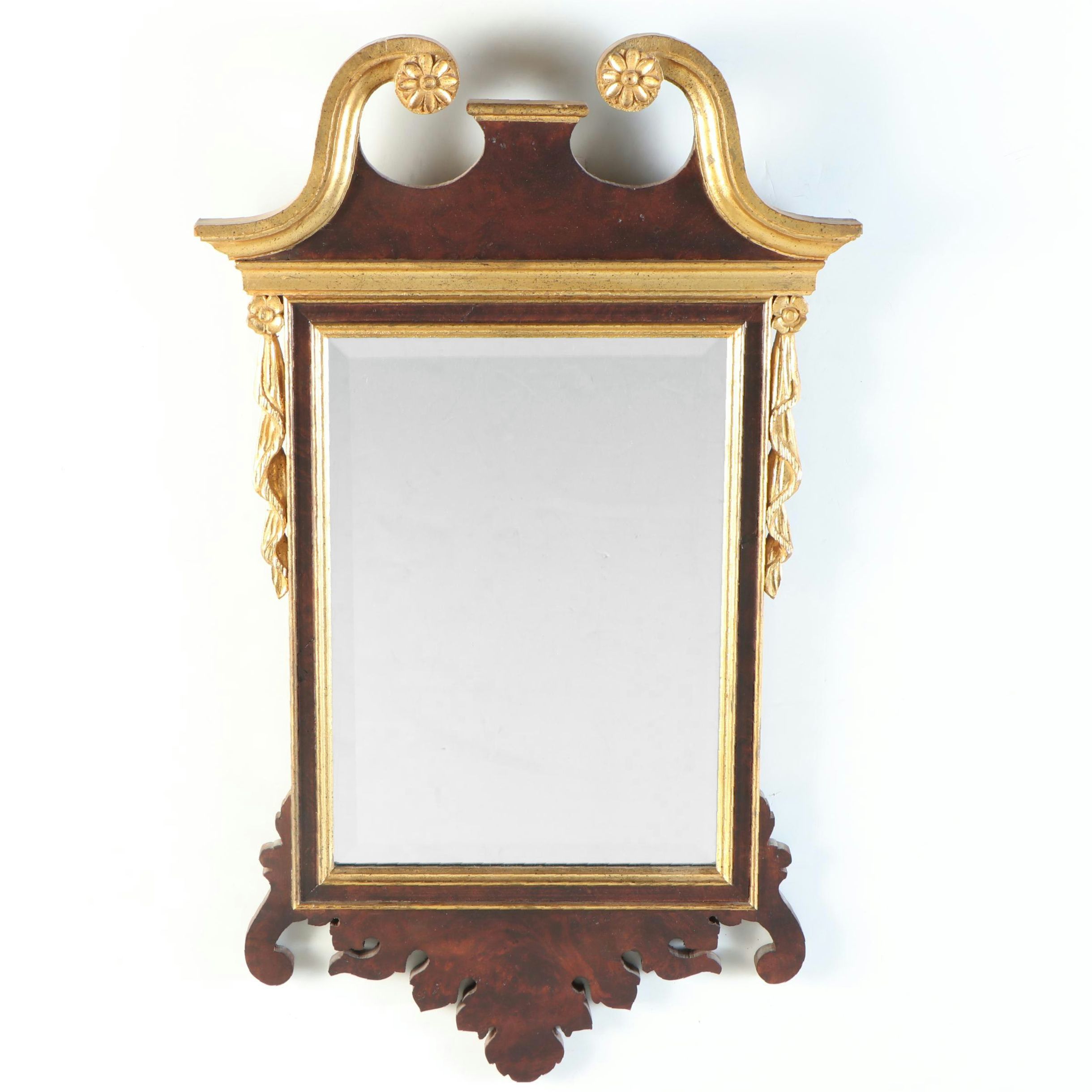 La Barge Giltwood Hanging Wall Mirror