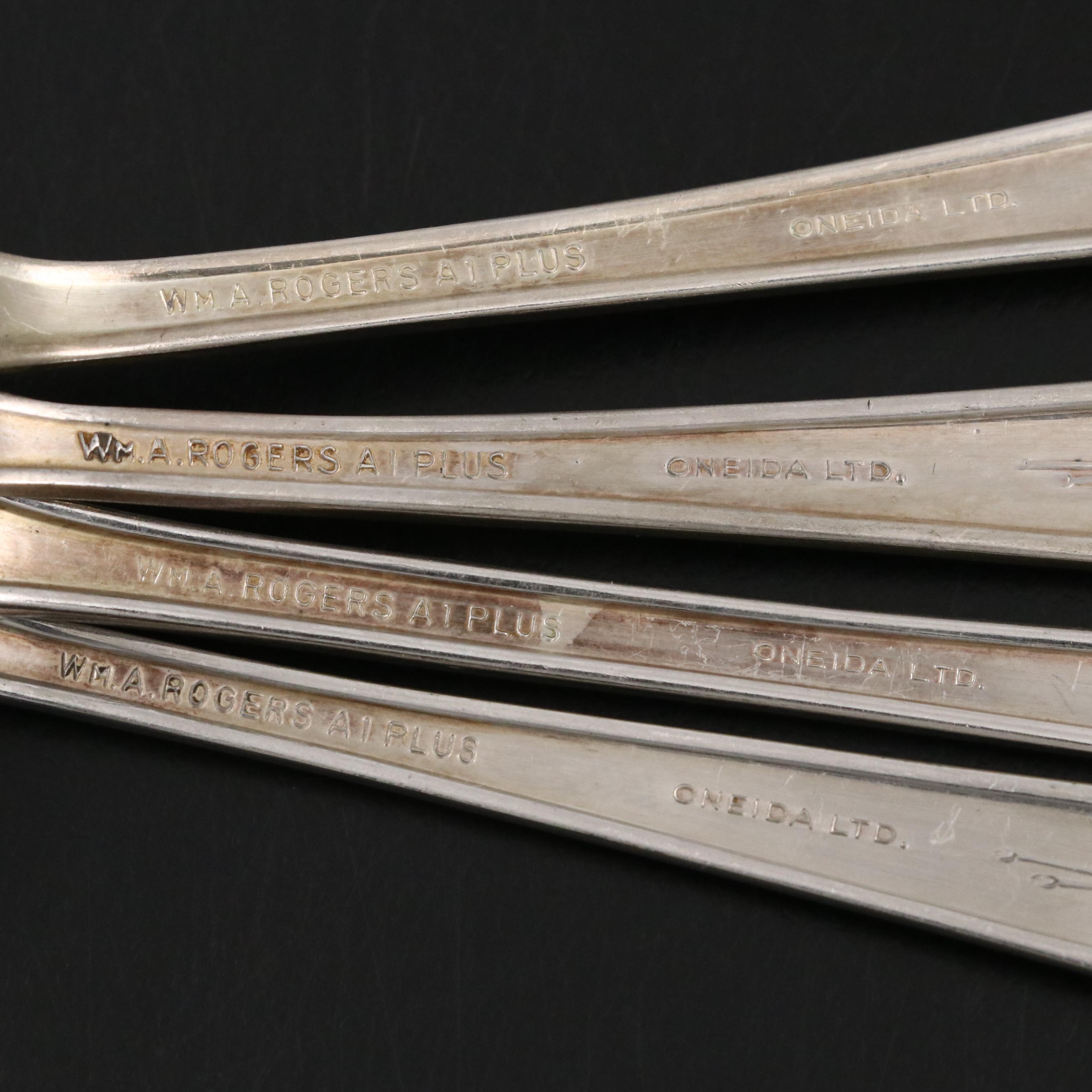 State House "Stately" Sterling and Oneida "Rosalie" Silver Plate Flatware