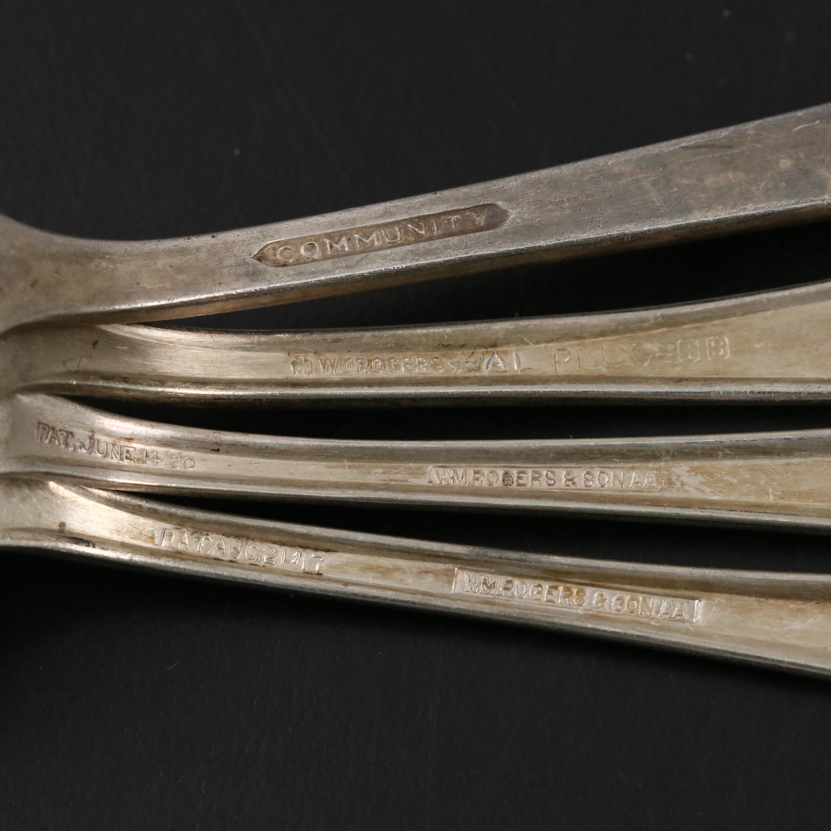 State House "Stately" Sterling and Oneida "Rosalie" Silver Plate Flatware