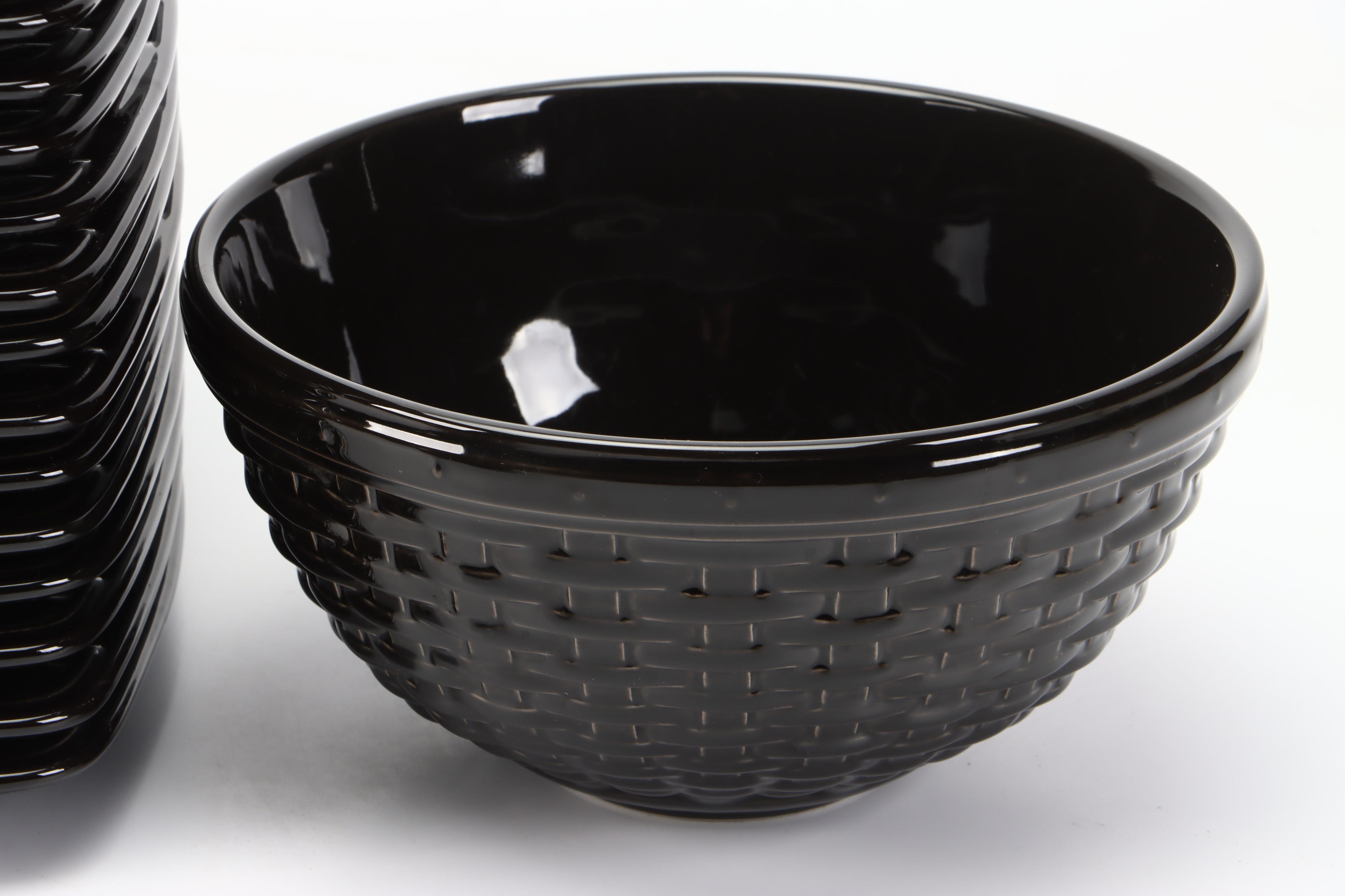 Longaberger Pottery "Woven Traditions" Dinnerware