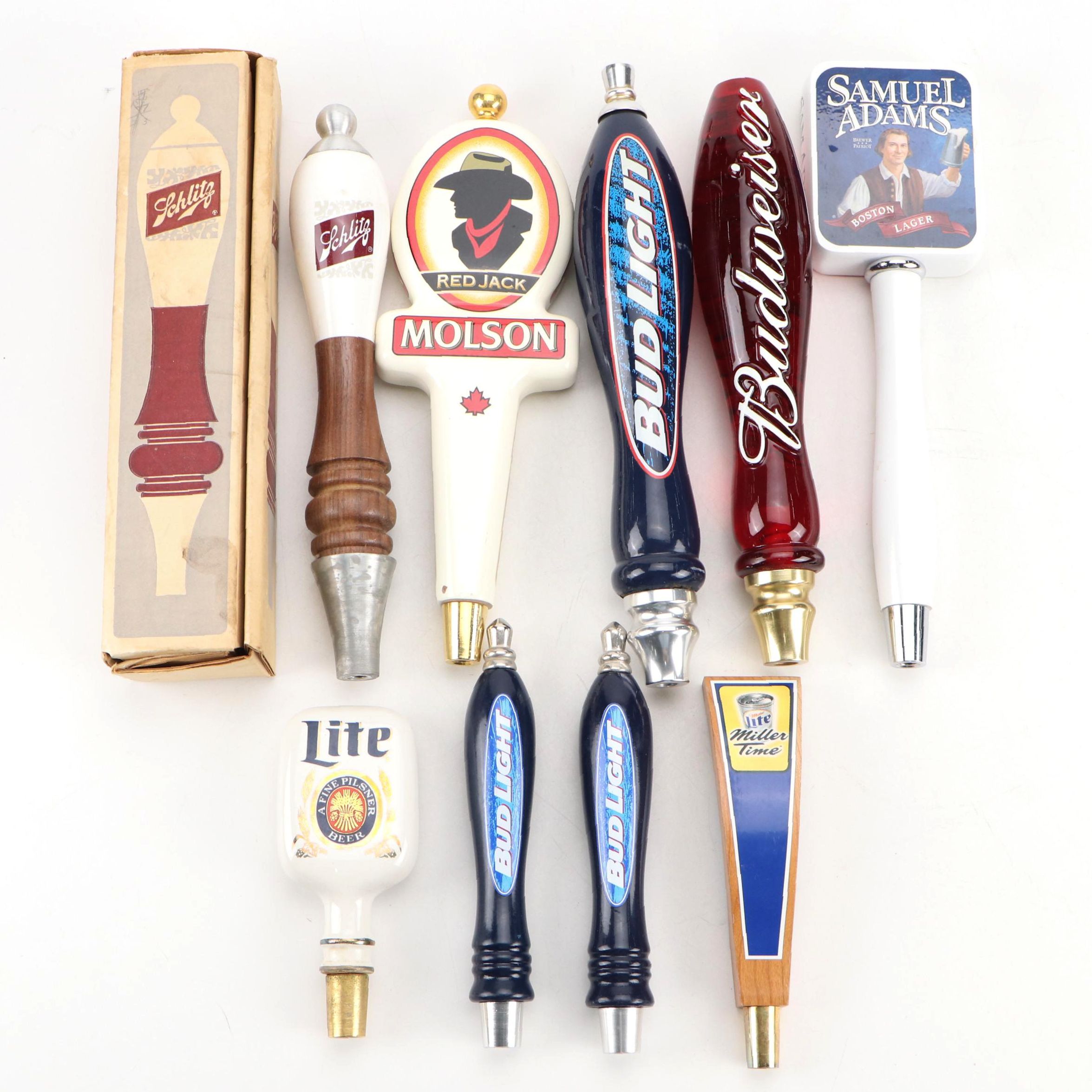 Miller Lite, Budweiser, Samuel Adams, and More Beer Tap Handles