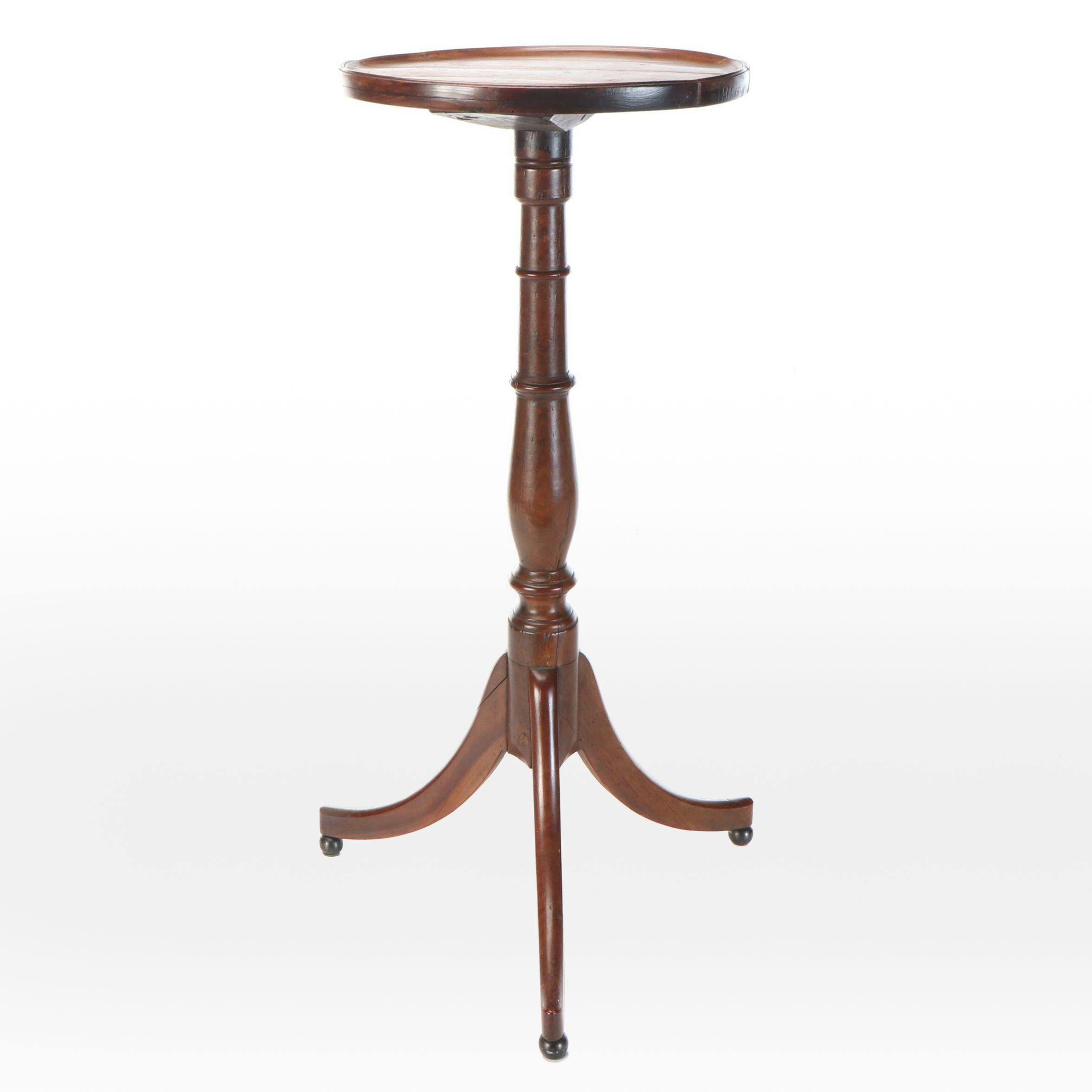 Queen Anne Style Wood Side Table