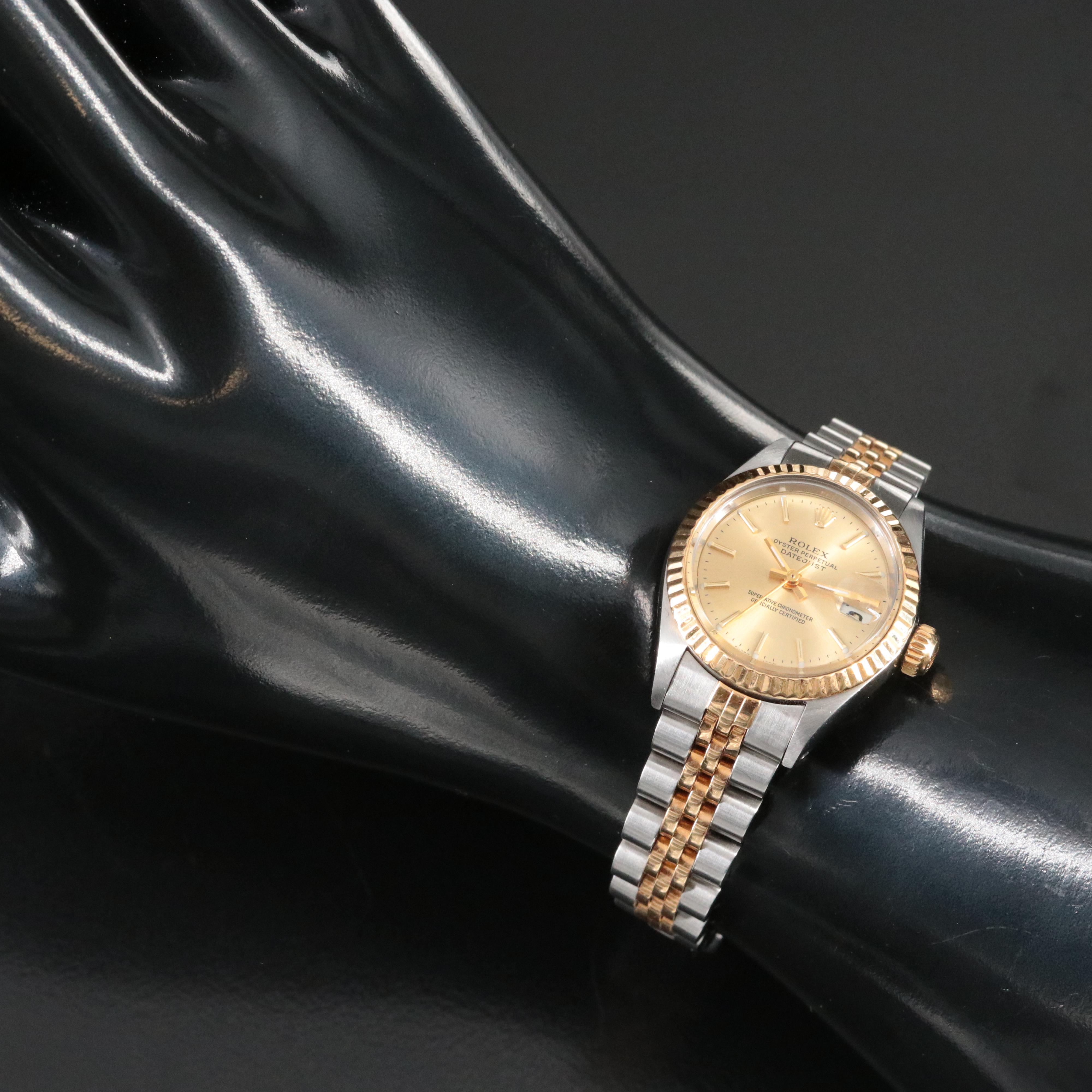 1972 Rolex Oyster Perpetual Two-Tone Datejust Watch