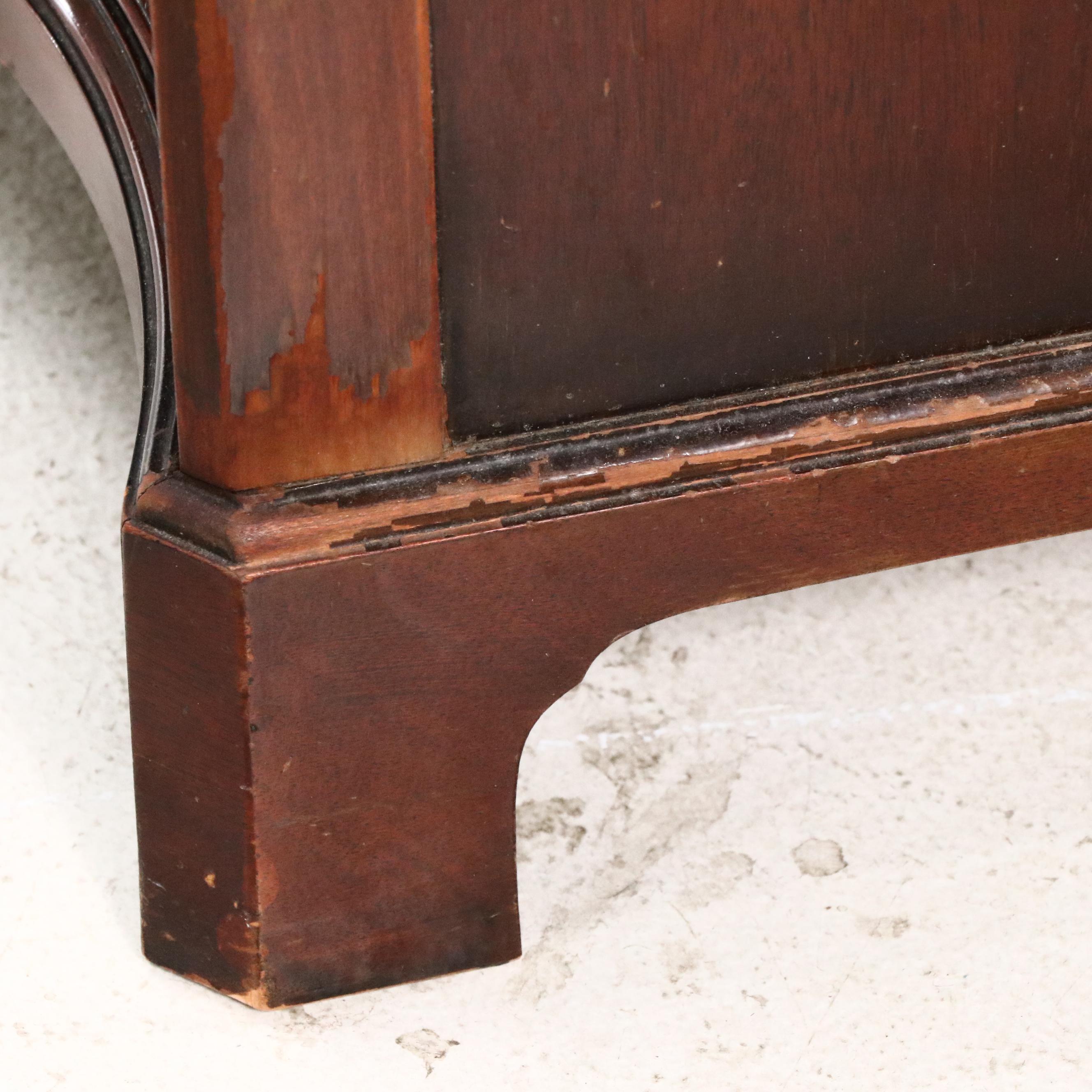 Pair of Drexel "Travis Court Group" Serpentine Front Mahogany Chests of Drawers