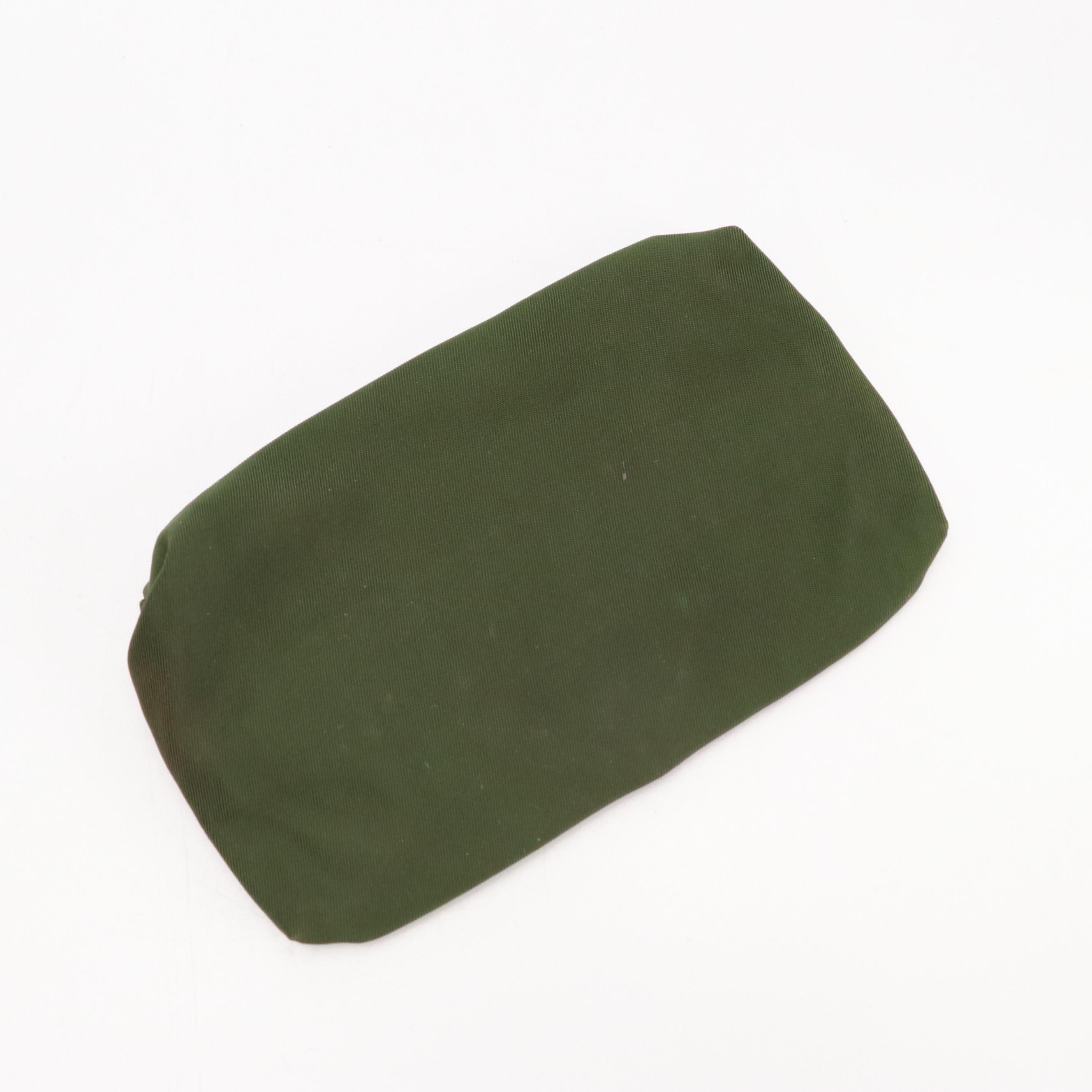 Prada Mini Pouch in Army Green Nylon