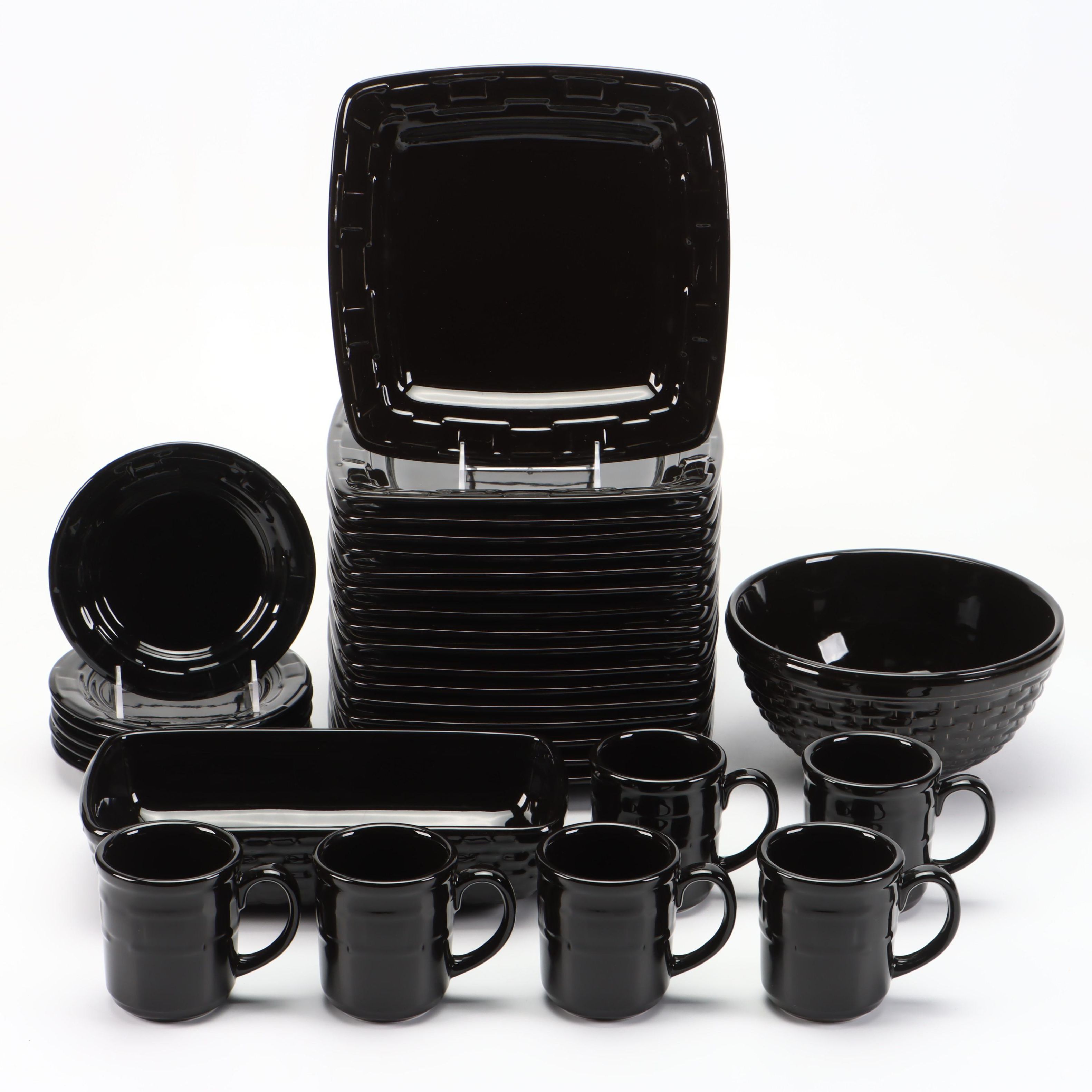 Longaberger Pottery "Woven Traditions" Dinnerware