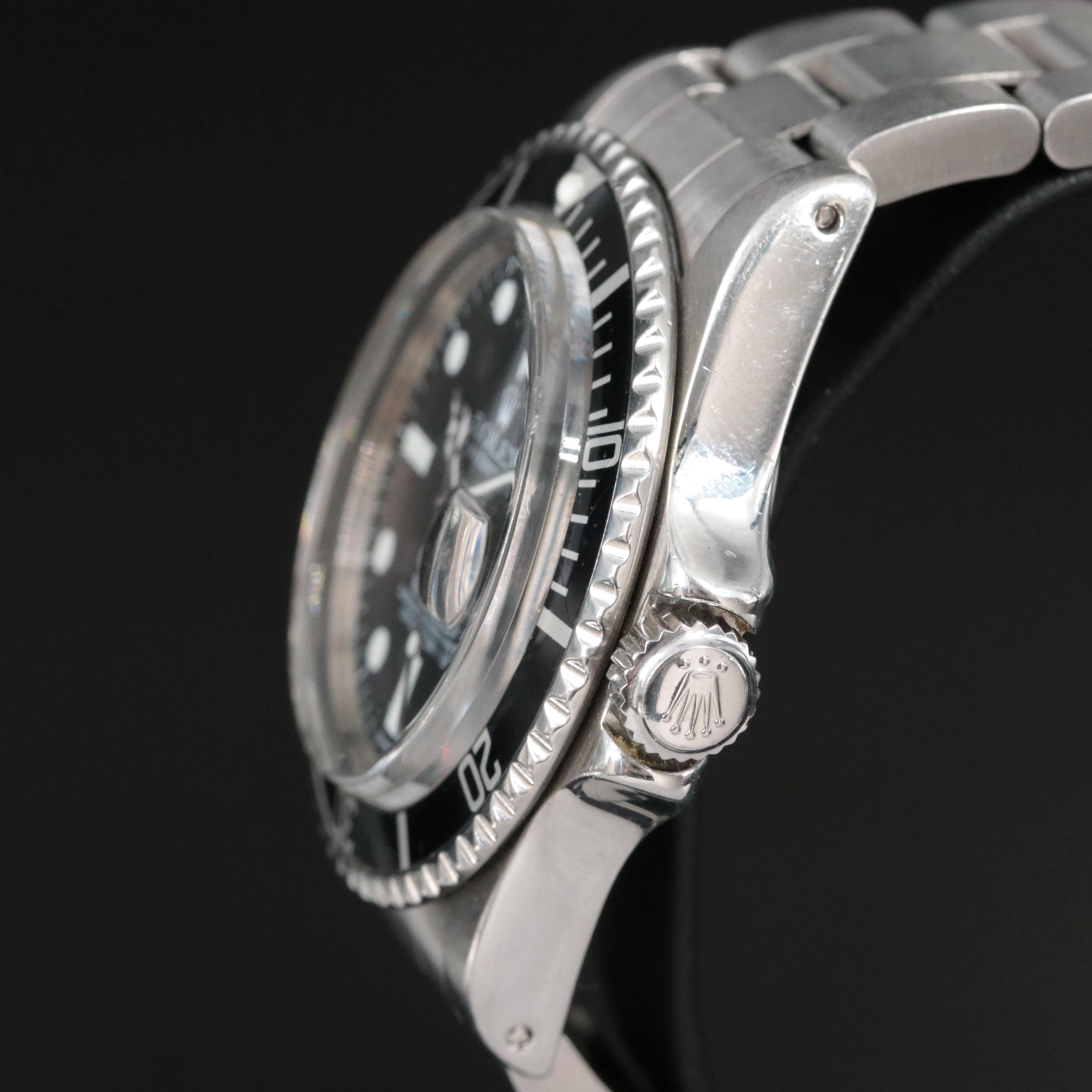 1977 Rolex Submariner Date Steel Black Dial Watch