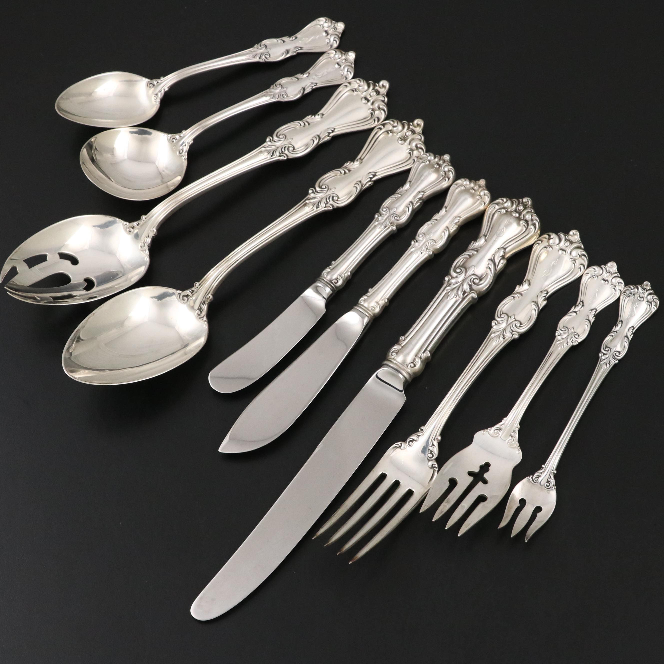 Reed & Barton Sterling Silver Flatware with Thomas Harper II Silver Spoon