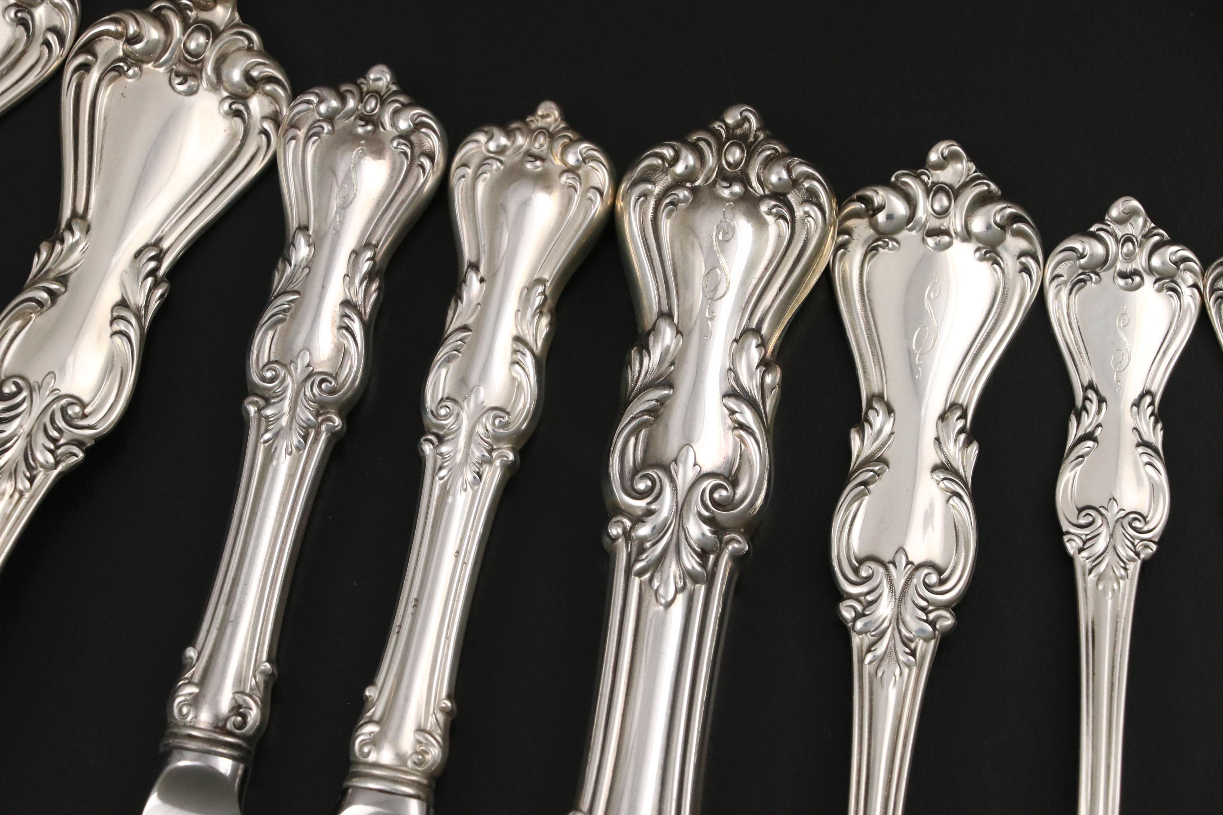 Reed & Barton Sterling Silver Flatware with Thomas Harper II Silver Spoon