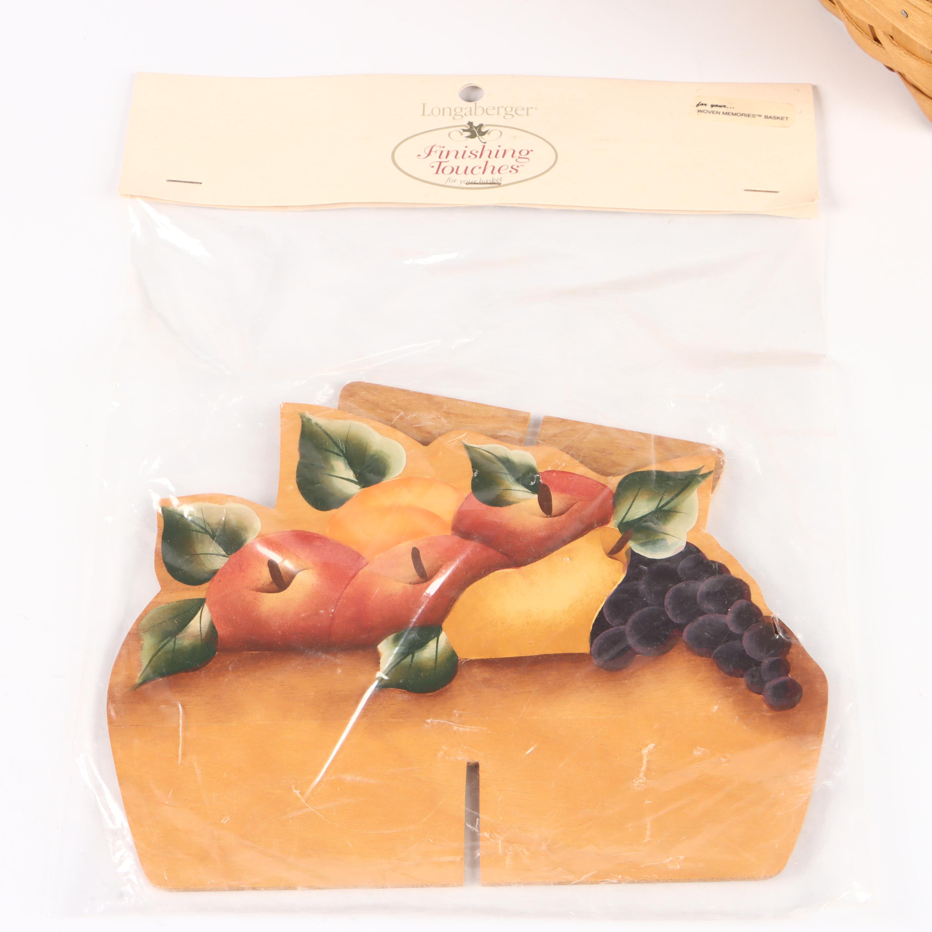 Longabarger Woven Maple Baskets and Tissue Holder