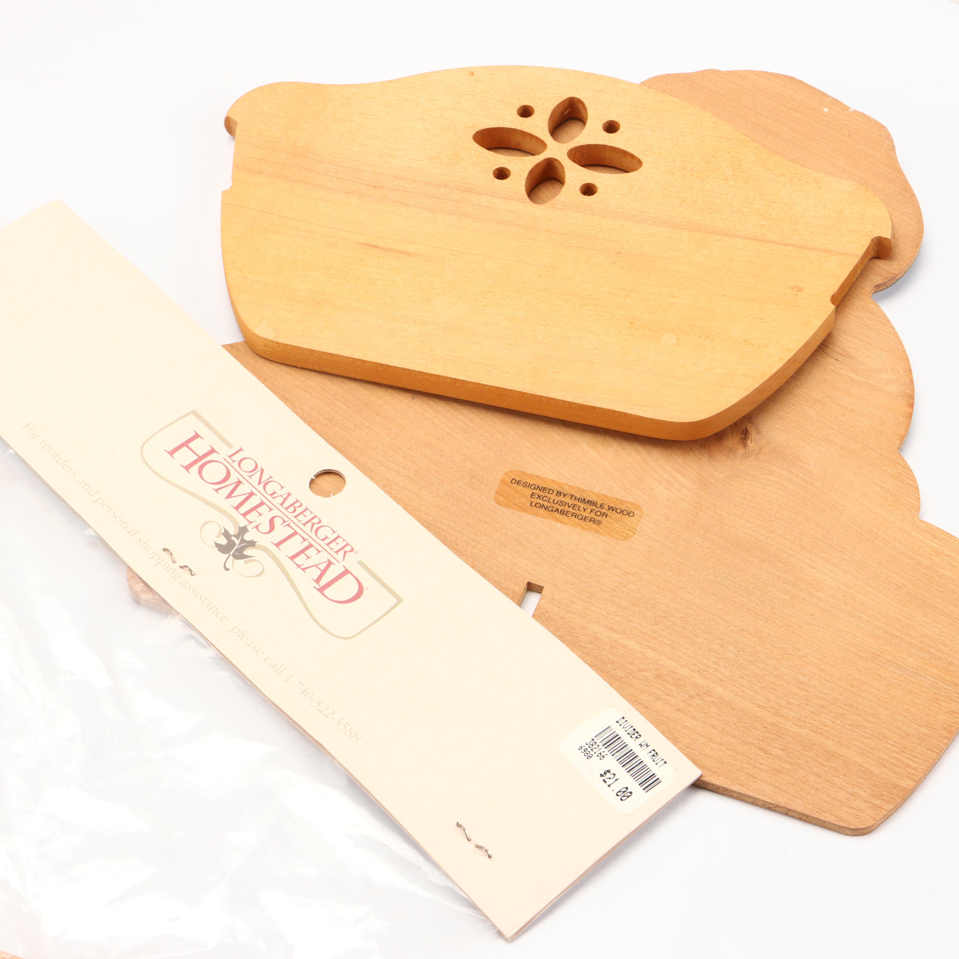 Longabarger Woven Maple Baskets and Tissue Holder