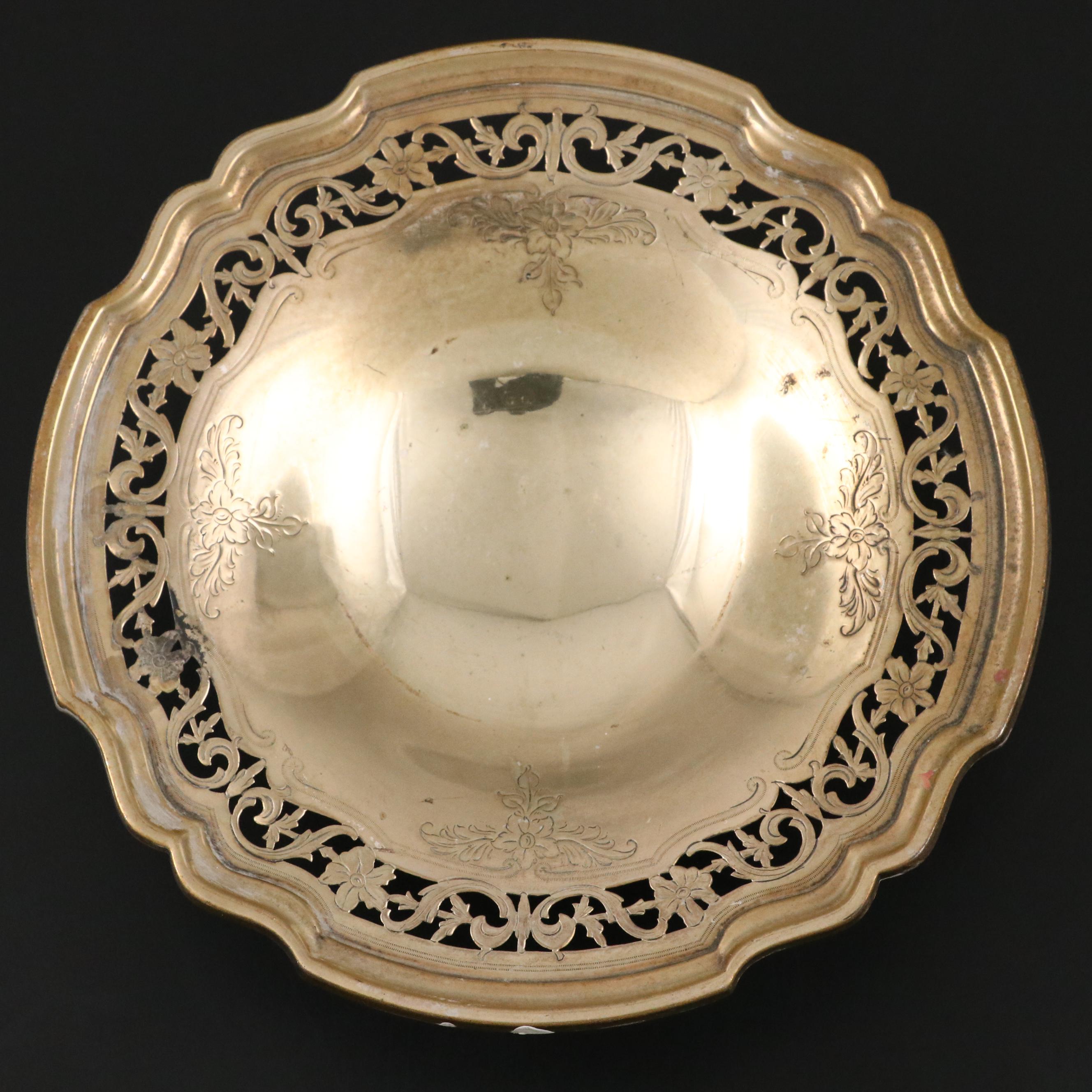 Unger Brothers Sterling Silver Bowl with Gorham and Other Sterling Tableware