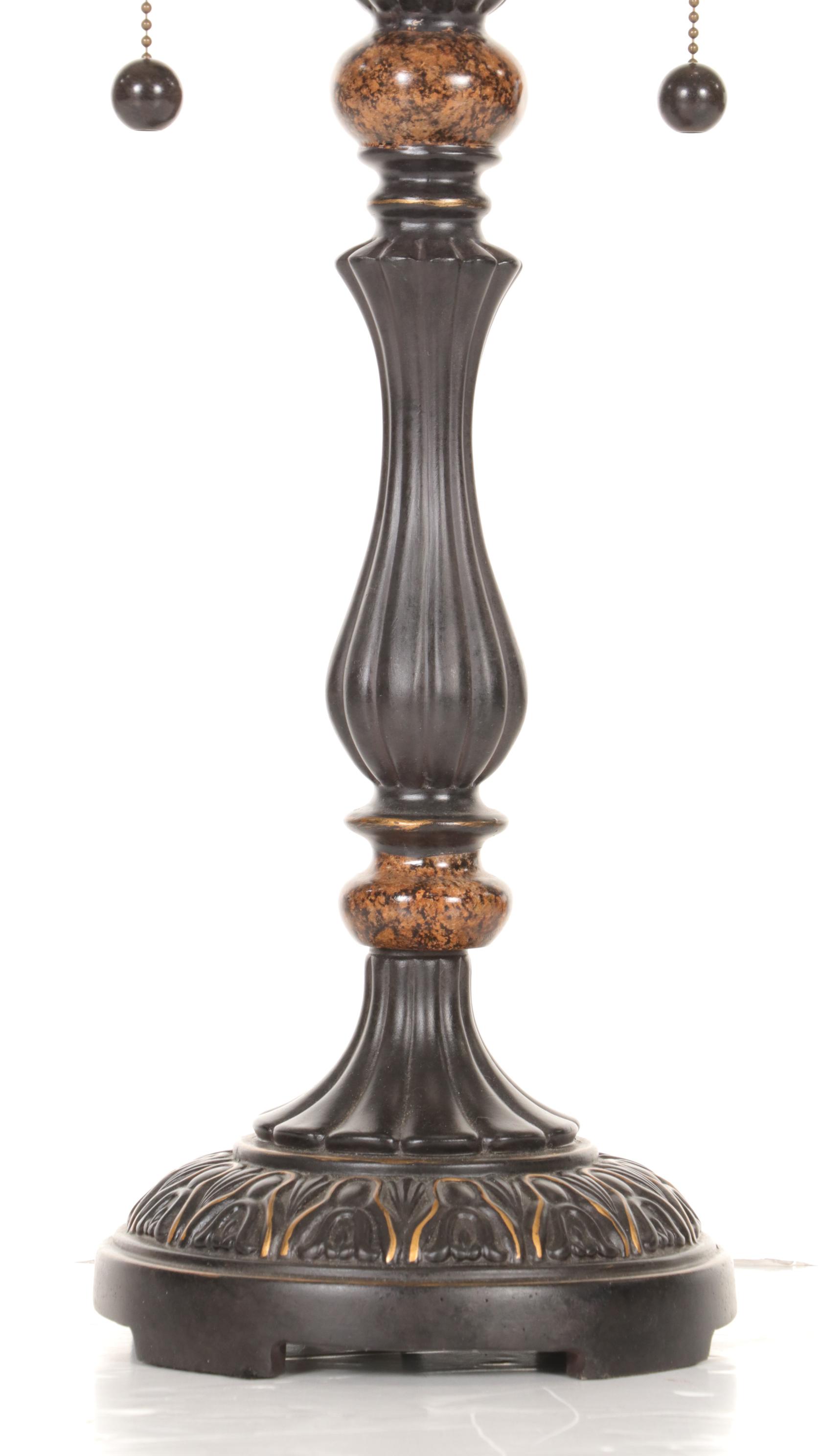 Contemporary Two-Light Table Lamp