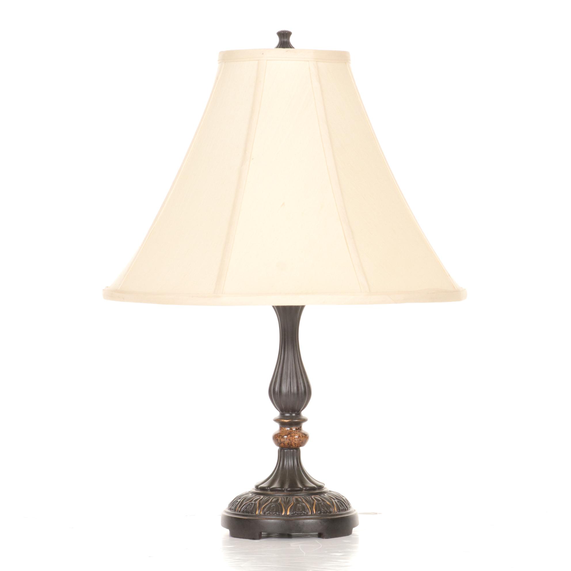 Contemporary Two-Light Table Lamp