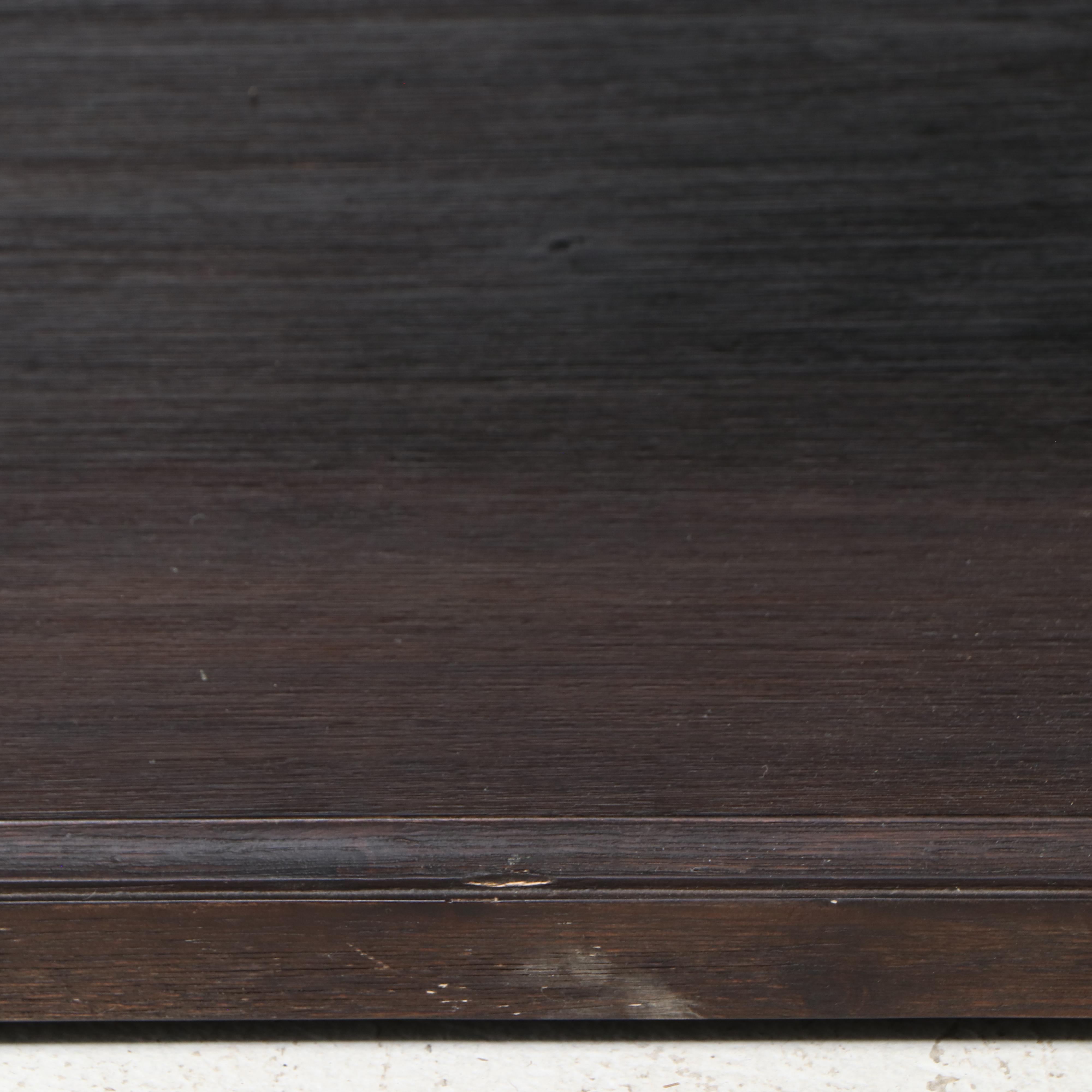 Restoration Hardware "Monastery" Wood Baluster Coffee Table with Stretcher Shelf