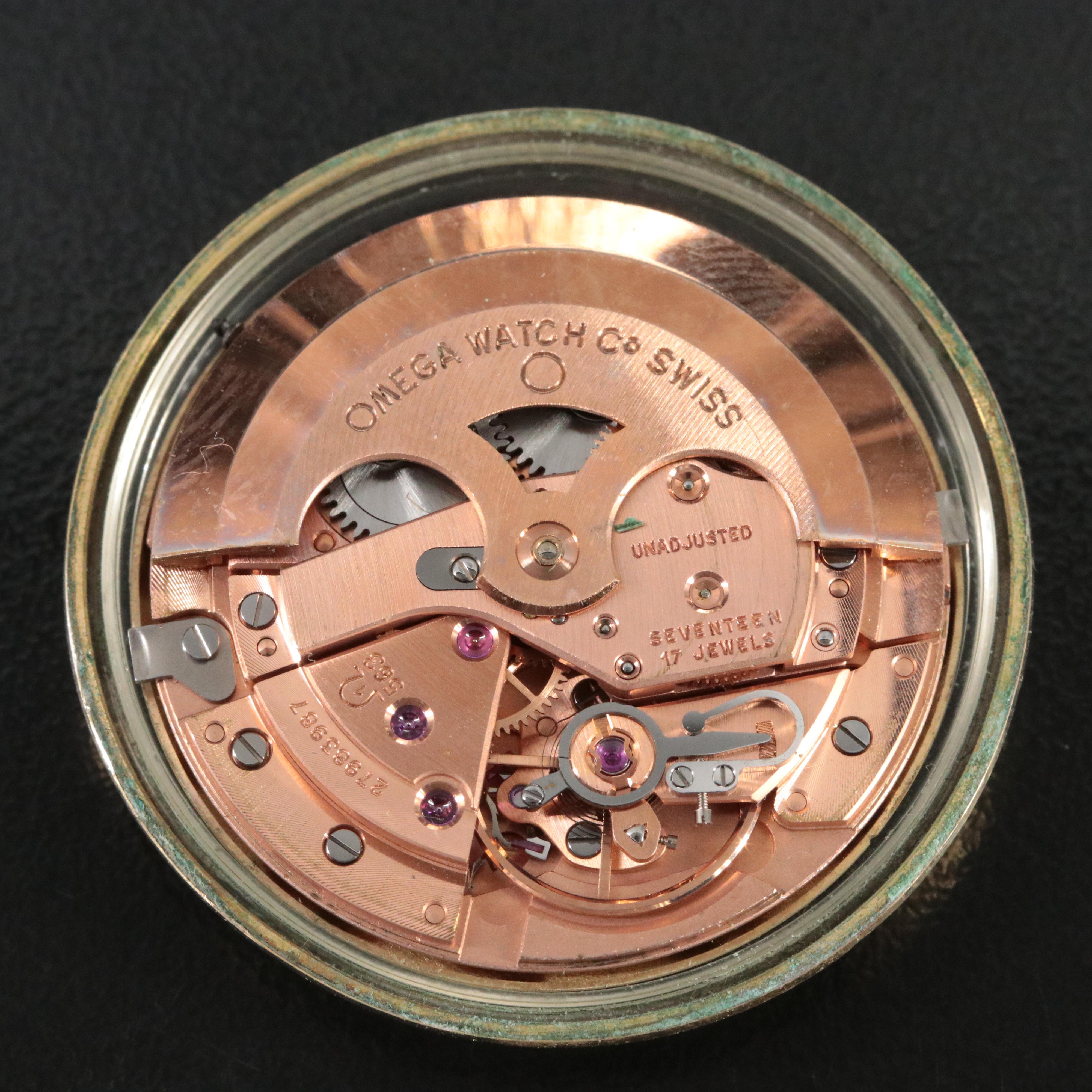 1968 Omega Seamaster DeVille 14K Gold Filled Case Watch