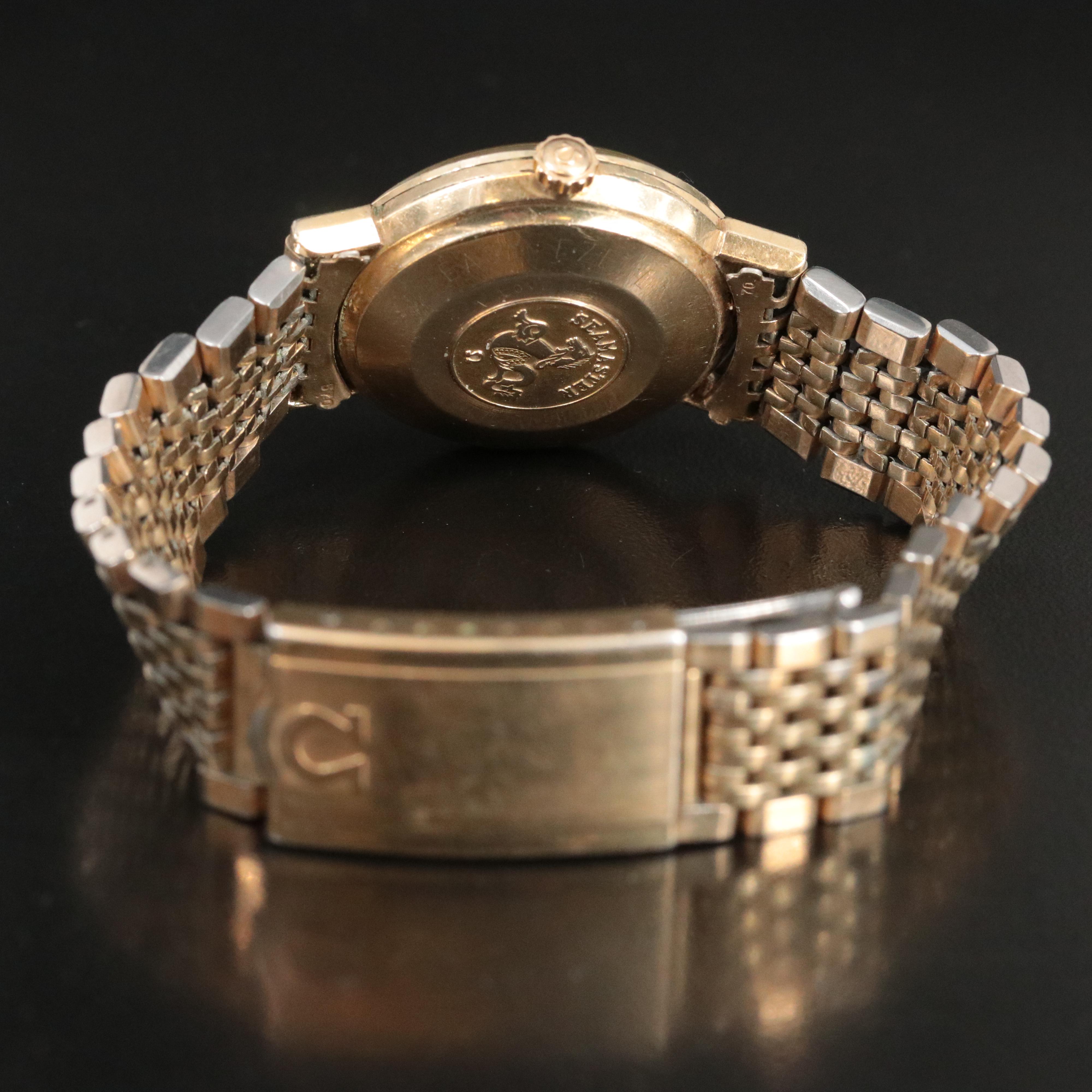 1968 Omega Seamaster DeVille 14K Gold Filled Case Watch