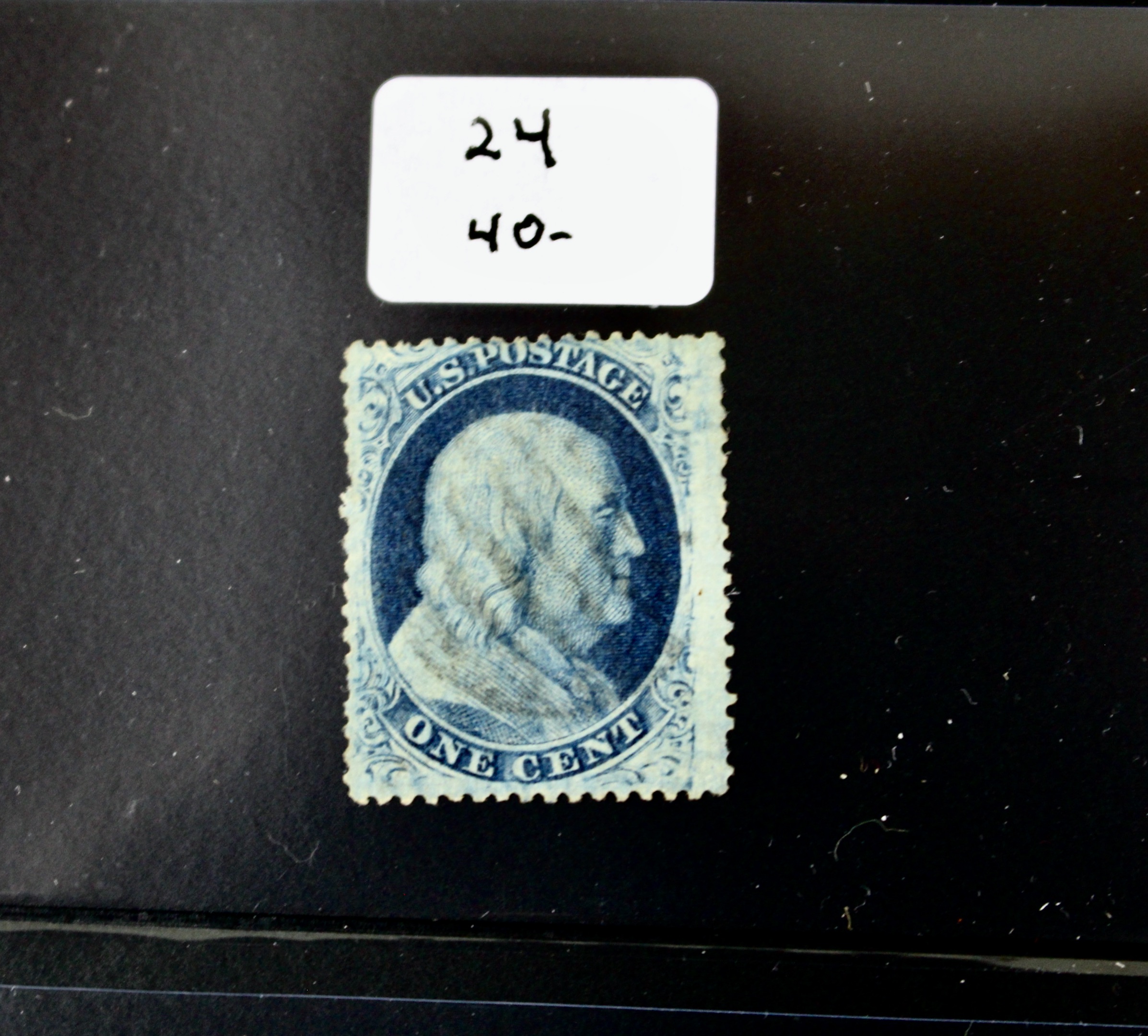 Fifteen Early American Postage Stamps, Scott #s 7 to 73